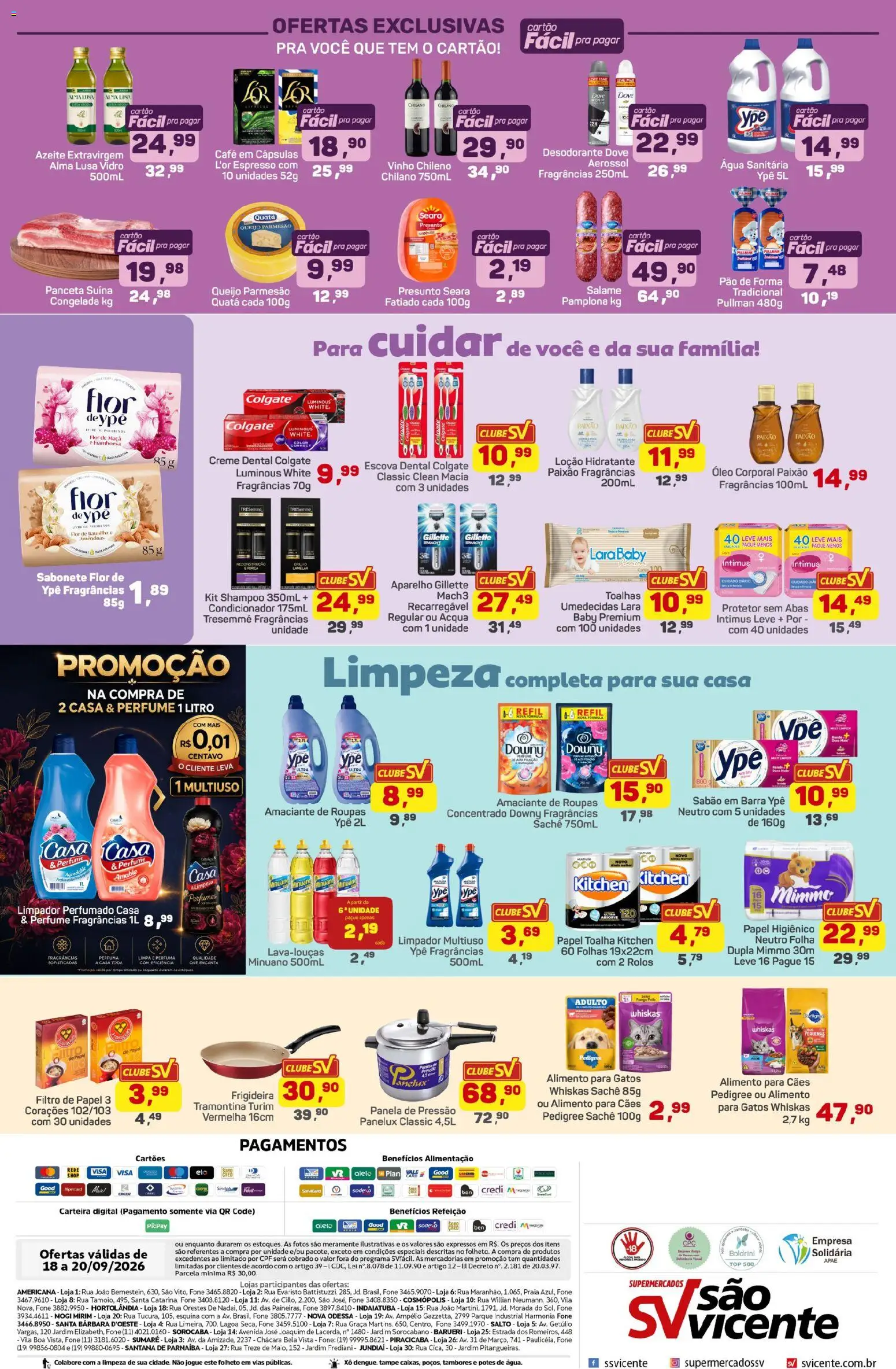Supermercados São Vicente Folheto - válido de 18/09/2026 | Página: 4