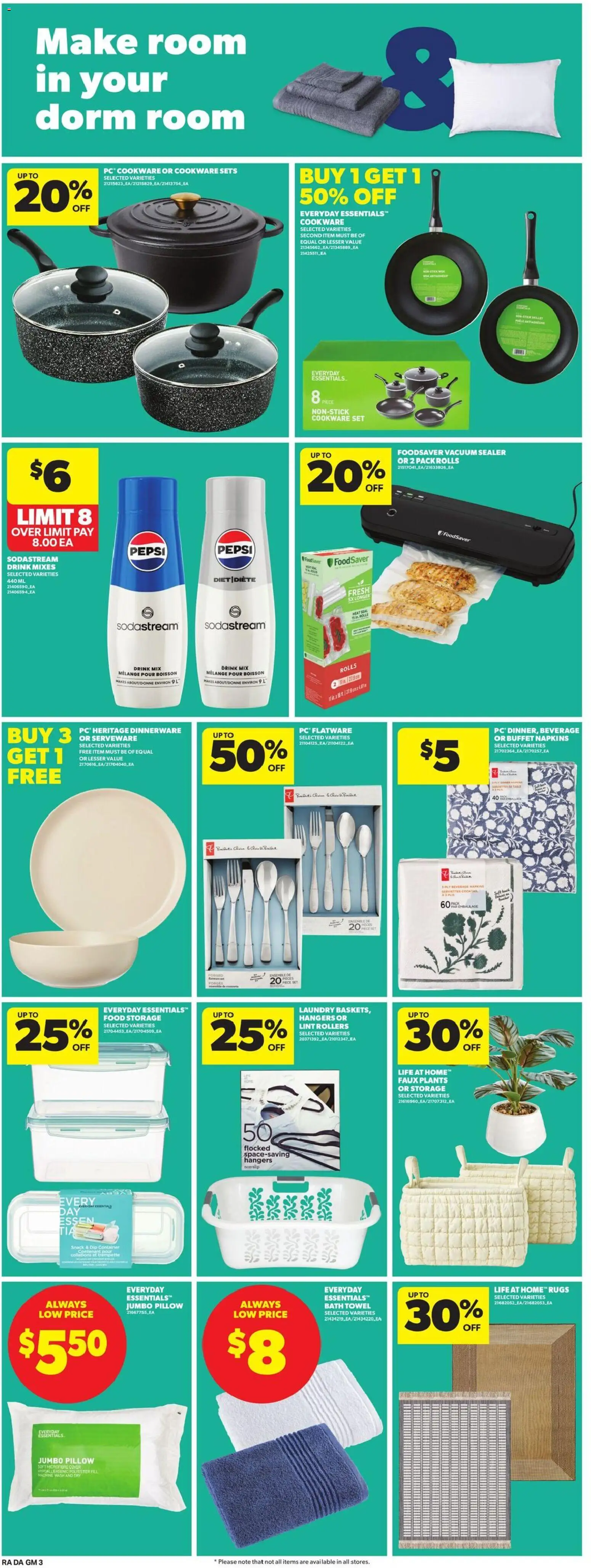 Atlantic Superstore flyer valid from Aug 6, 2026 | Page: 22 | Products: PC, Pillow, Bath
