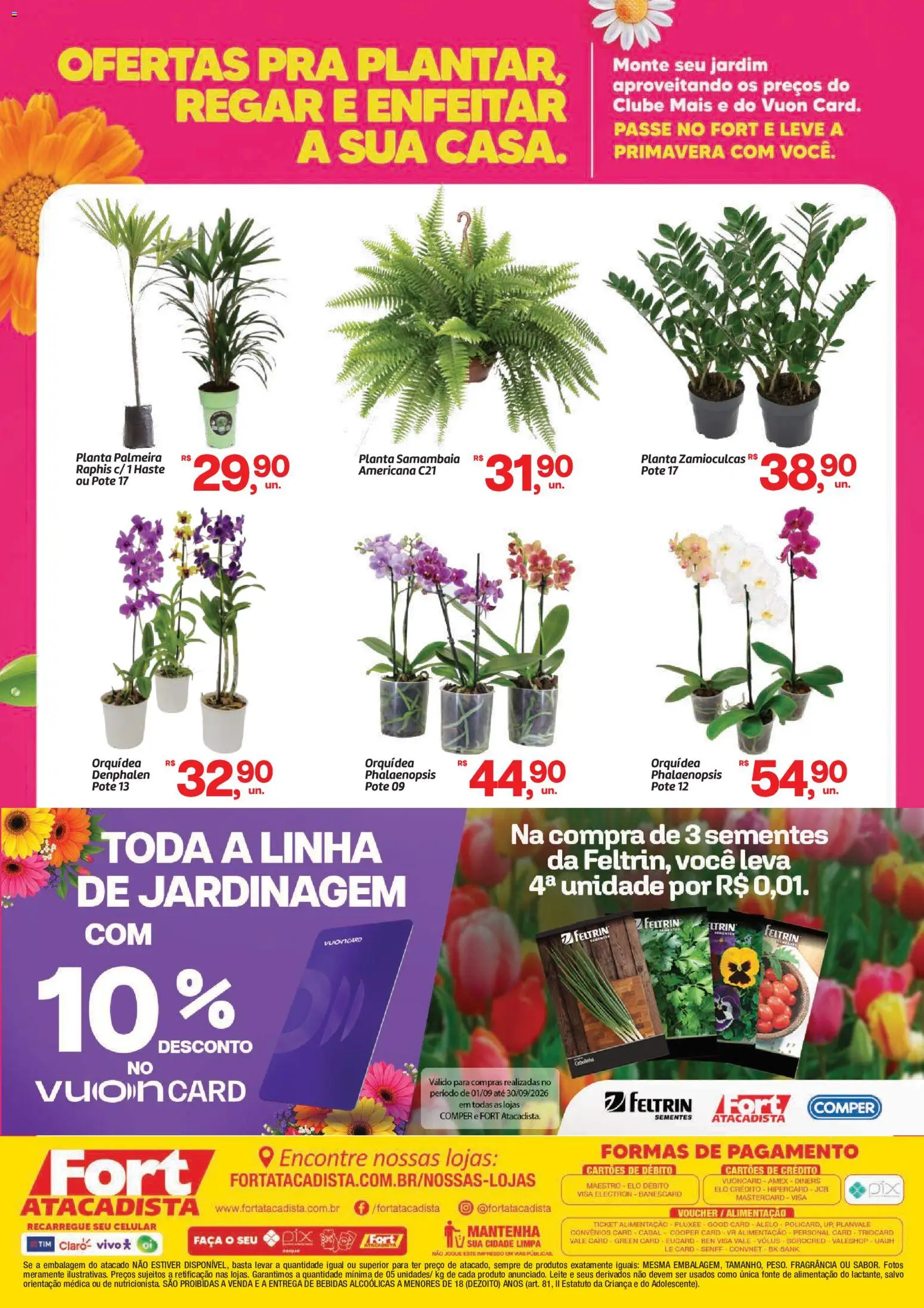 Fort Atacadista Folheto - válido de 18/09/2026 | Página: 2 | Produtos: Celular, Fragrância, Leite, Faca