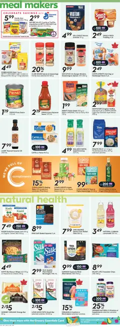 Preview of Sobeys weekly flyer / circulaire from shop Sobeys valid from Jul 2, 2026 | Page: 10 | Products: Nuts, Salad, Bread, Chocolate