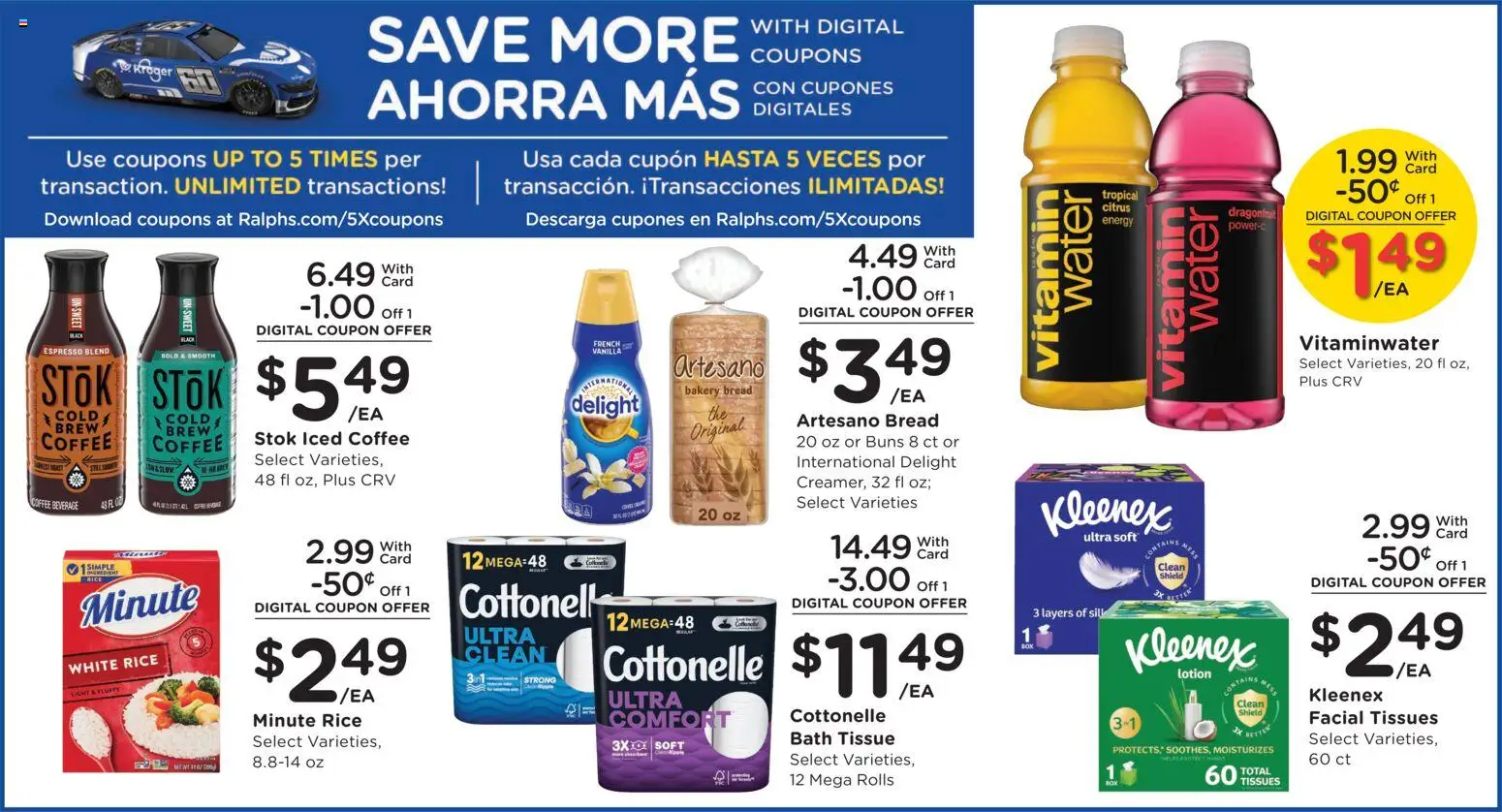 Ralphs Weekly Ad - valid from 09/02/2026 | Page: 9 | Products: Bakery, Rice, Water, Iced coffee