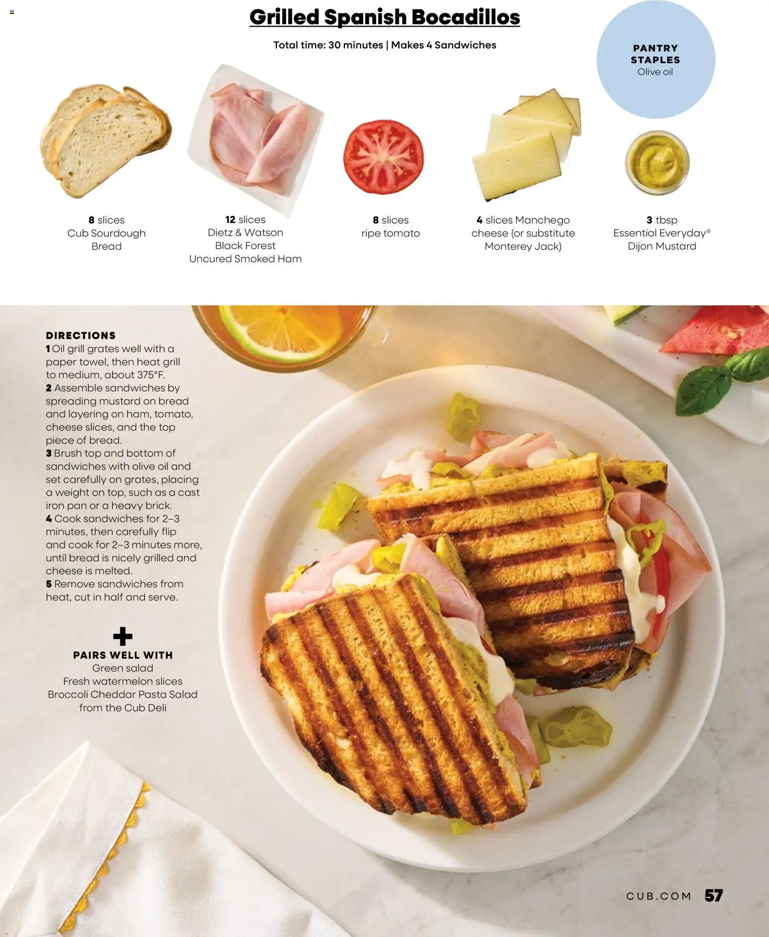 Cub Foods Magazine - valid from 06/01/2026 | Page: 57 | Products: Cheese, Bread, Mustard, Iron