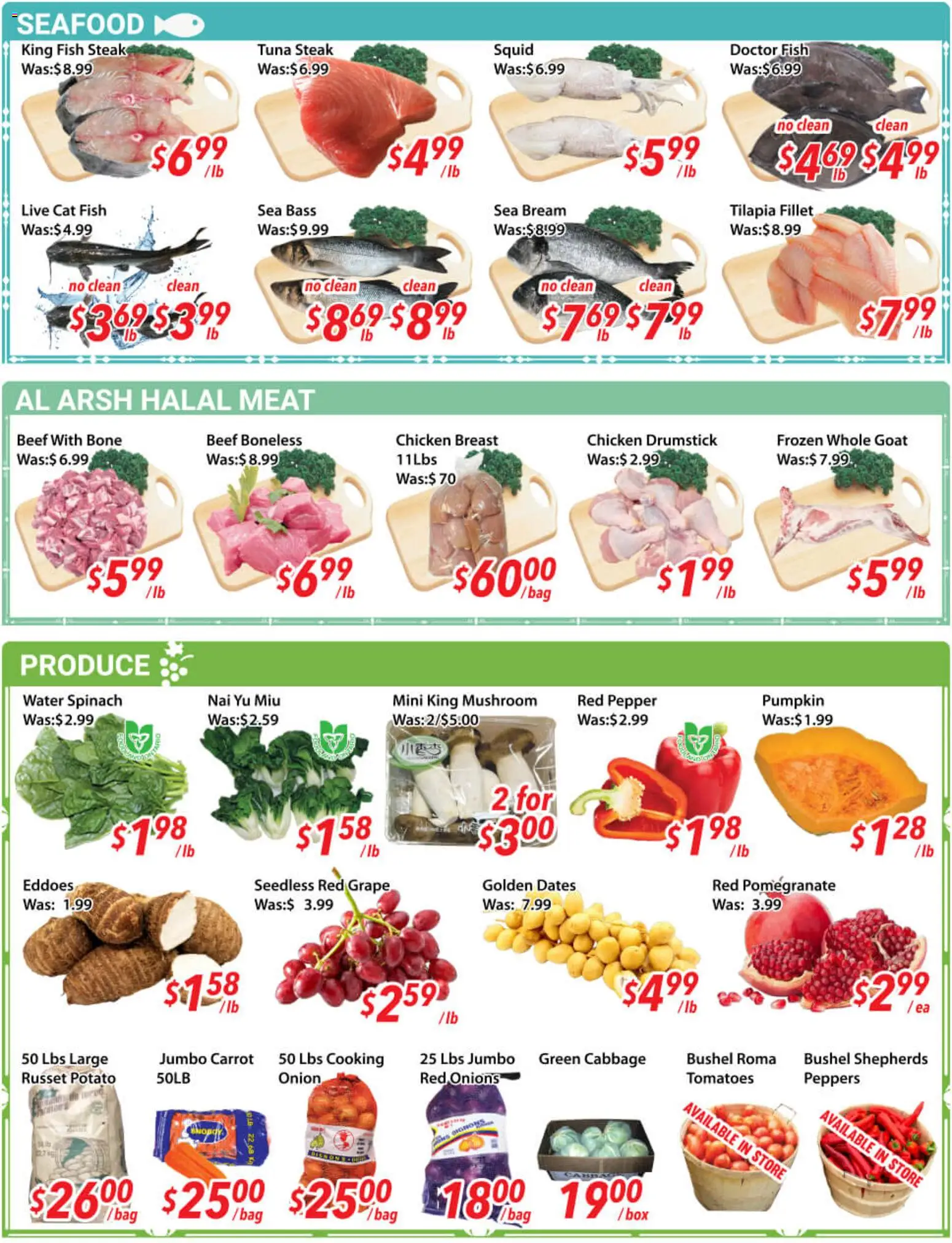 Ample Food Market flyer valid from Aug 28, 2026 | Page: 2 | Products: Carrot, Tuna, Tuna steak, Onion
