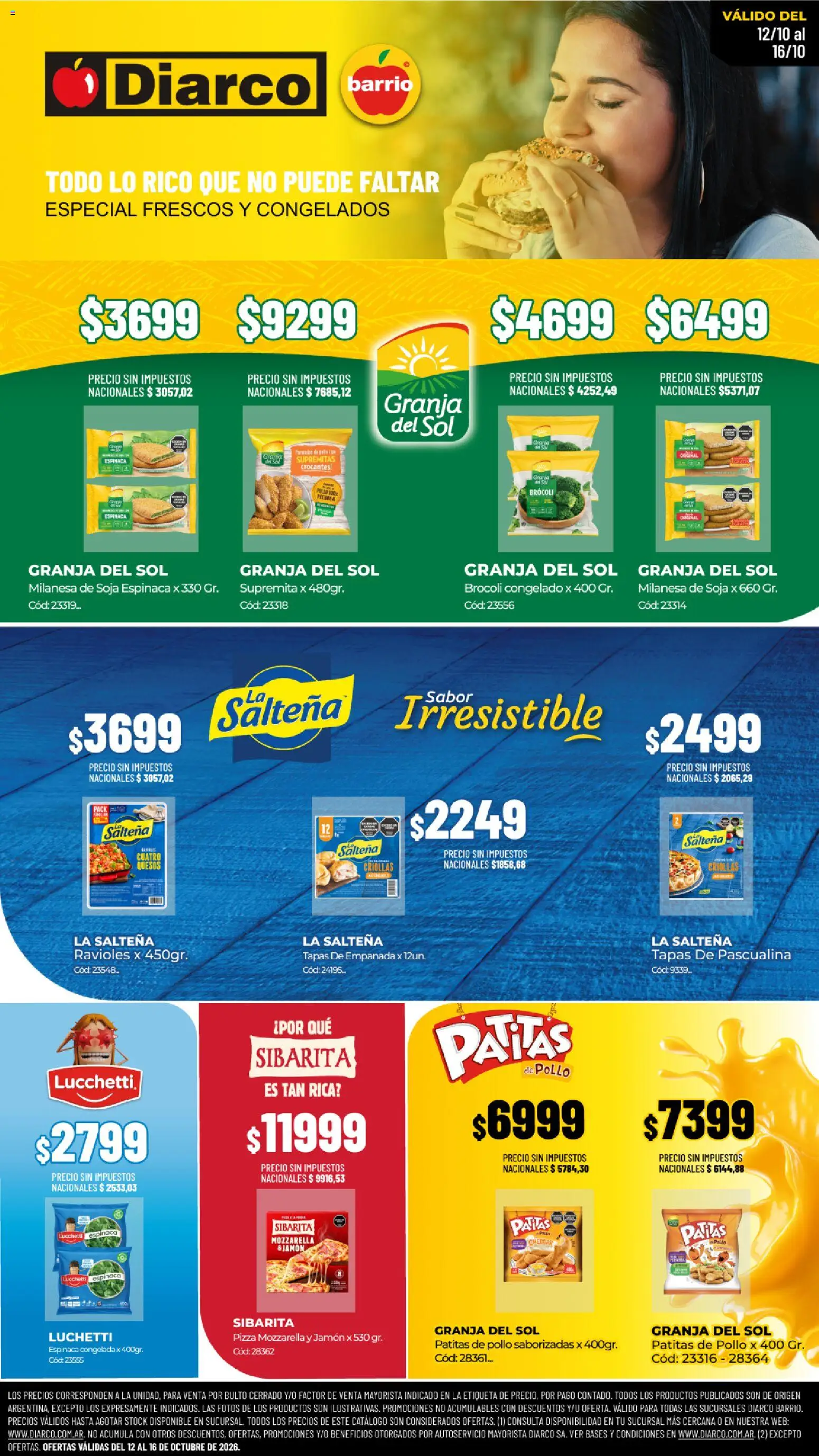 Diarco - Ofertas ESPECIAL MOLINOS │ válido desde el 12/10/2026 | Página: 1