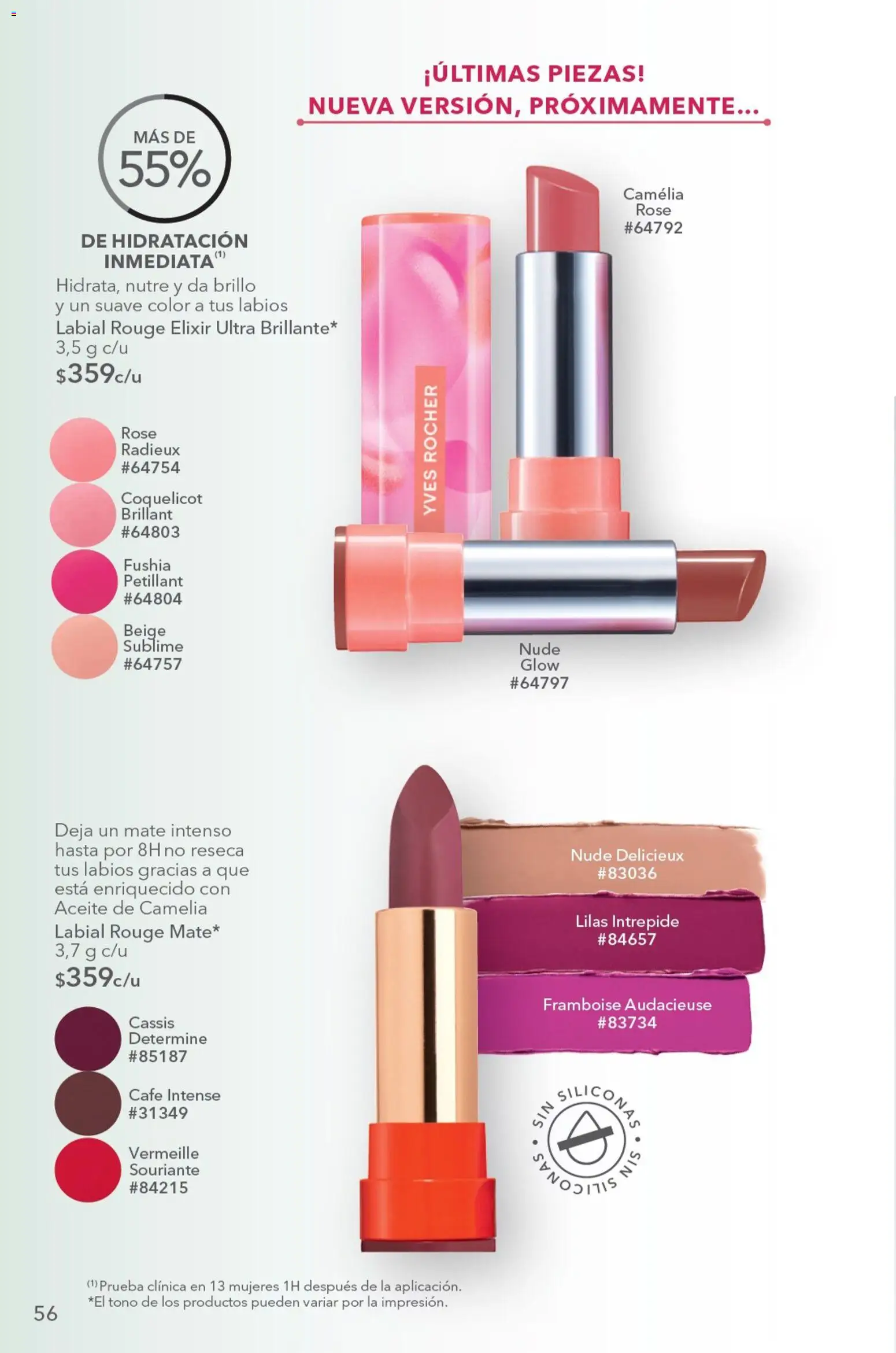 Nuevas ofertas de Yves Rocher válidas en toda la República Mexicana desde el 04/08/2026. ¡Encuentra las mejores ofertas en Yves Rocher campaña 11 2026! | Página: 60 | Productos: Brillo, Aceite, Café, Mate