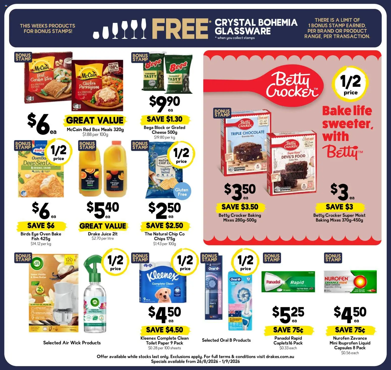 Drakes catalogue - valid from 26/08/2026 | Page: 3 | Products: Food, Box, Toilet, Fish