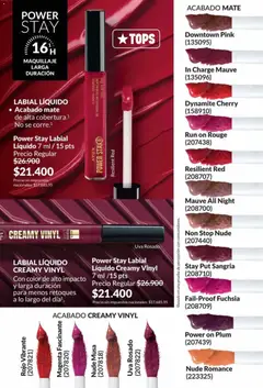Vista previa Catálogo AVON Campaña 5/2026 válido desde el 01.05.2026 | Página: 29 | Productos: Mate, Maquillaje, Uva