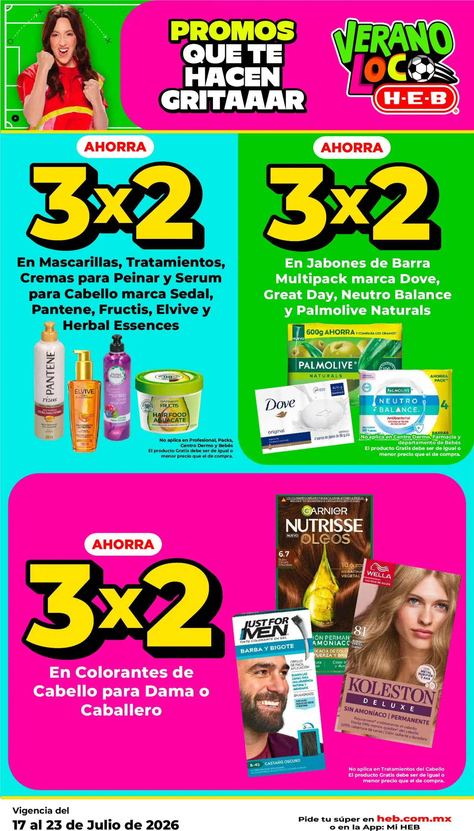 Nuevas ofertas de H-E-B válidas en toda la República Mexicana desde el 17/07/2026. ¡Encuentra las mejores ofertas en H-E-B folleto! | Página: 11 | Productos: Serum, Crema, Cepillo, Mascarilla