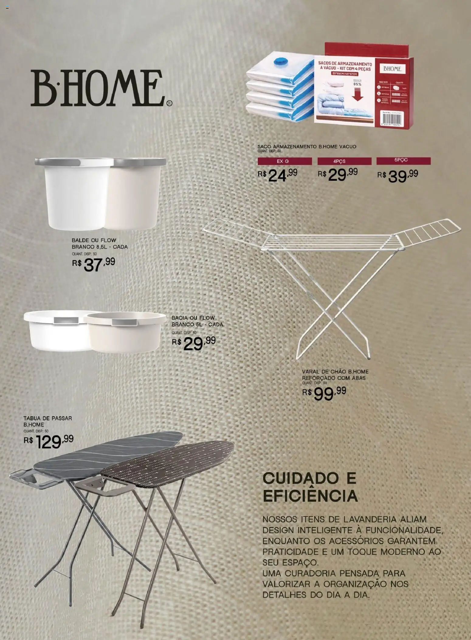 Bistek Supermercados Folheto - válido de 03.06.2026 | Página: 6 | Produtos: Tábua de passar, Varal de chão, Tábua, Balde