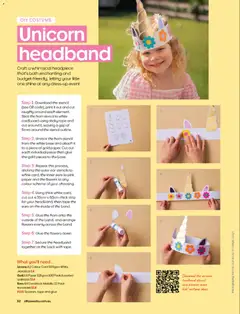 Preview of Officeworks Magazine - valid from 27/08/2026 | Page: 52 | Products: Headband, Flowers, Glue, Strip