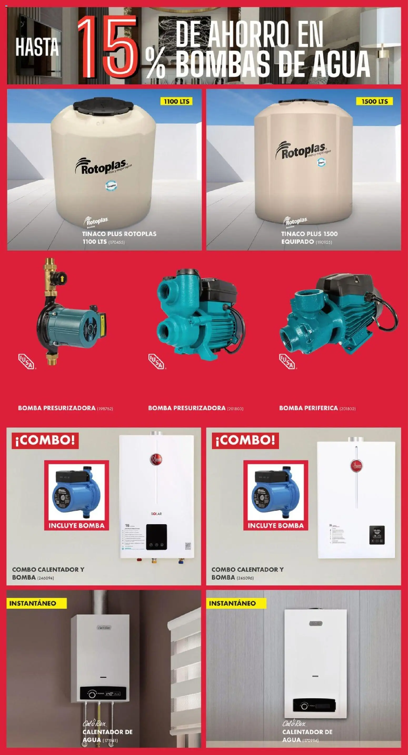 Nuevas ofertas de Home Depot válidas en toda la República Mexicana desde el 01.06.2026. ¡Encuentra las mejores ofertas en Home Depot Cyber Week! | Página: 10 | Productos: Agua