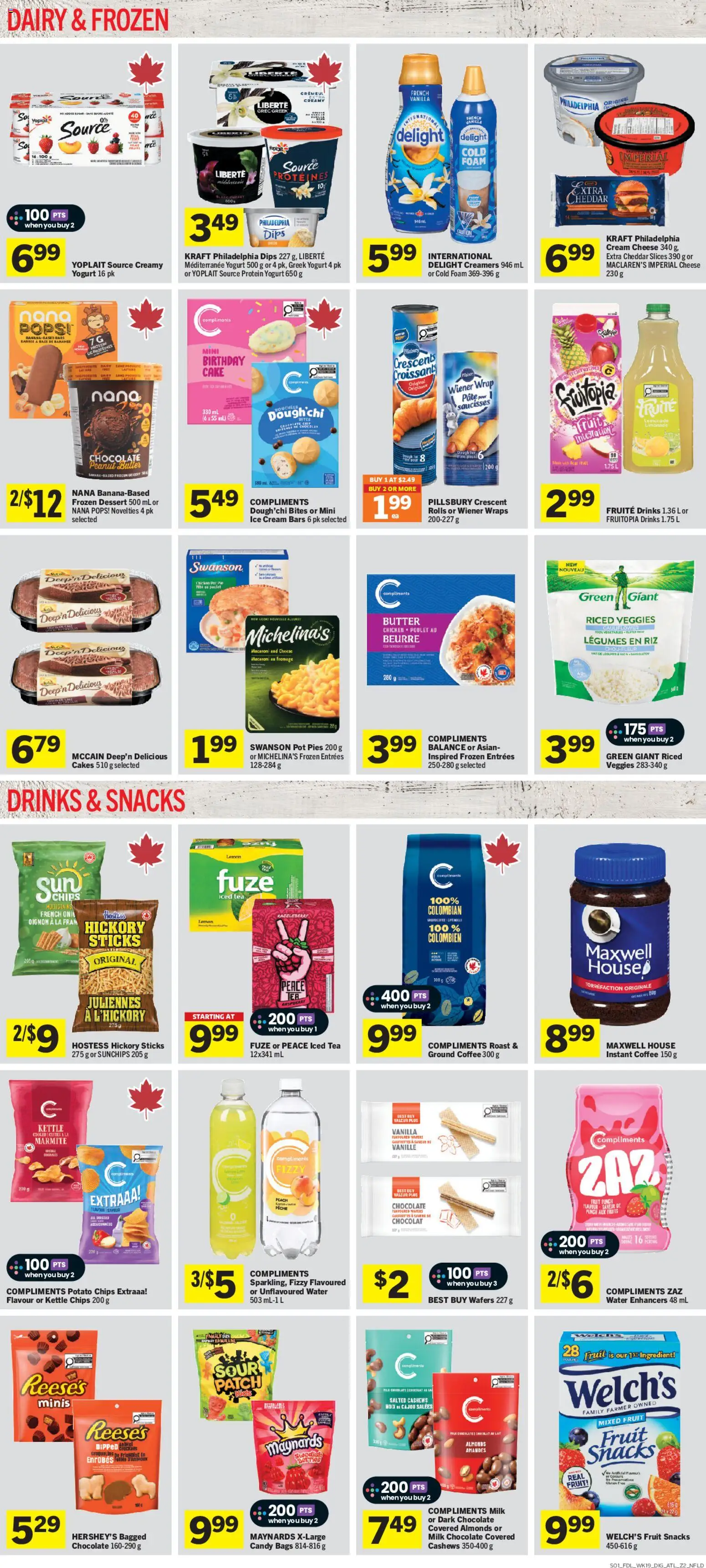 Foodland flyer valid from Sep 3, 2026 | Page: 5 | Products: Instant coffee, Cream cheese, Cheddar, Coffee