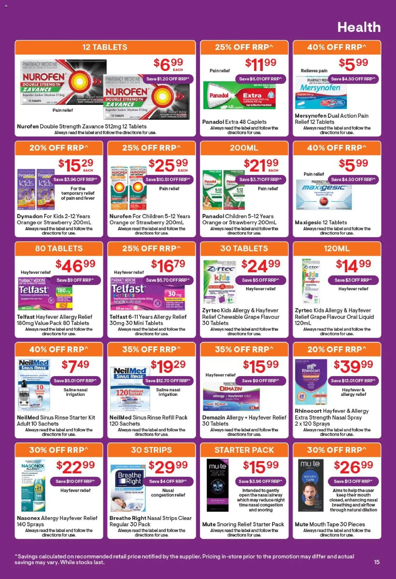 Discount Drug Stores catalogue - valid from 27.04.2026 | Page: 16 | Products: Irrigation, Tablet, Tablets, Pain relief