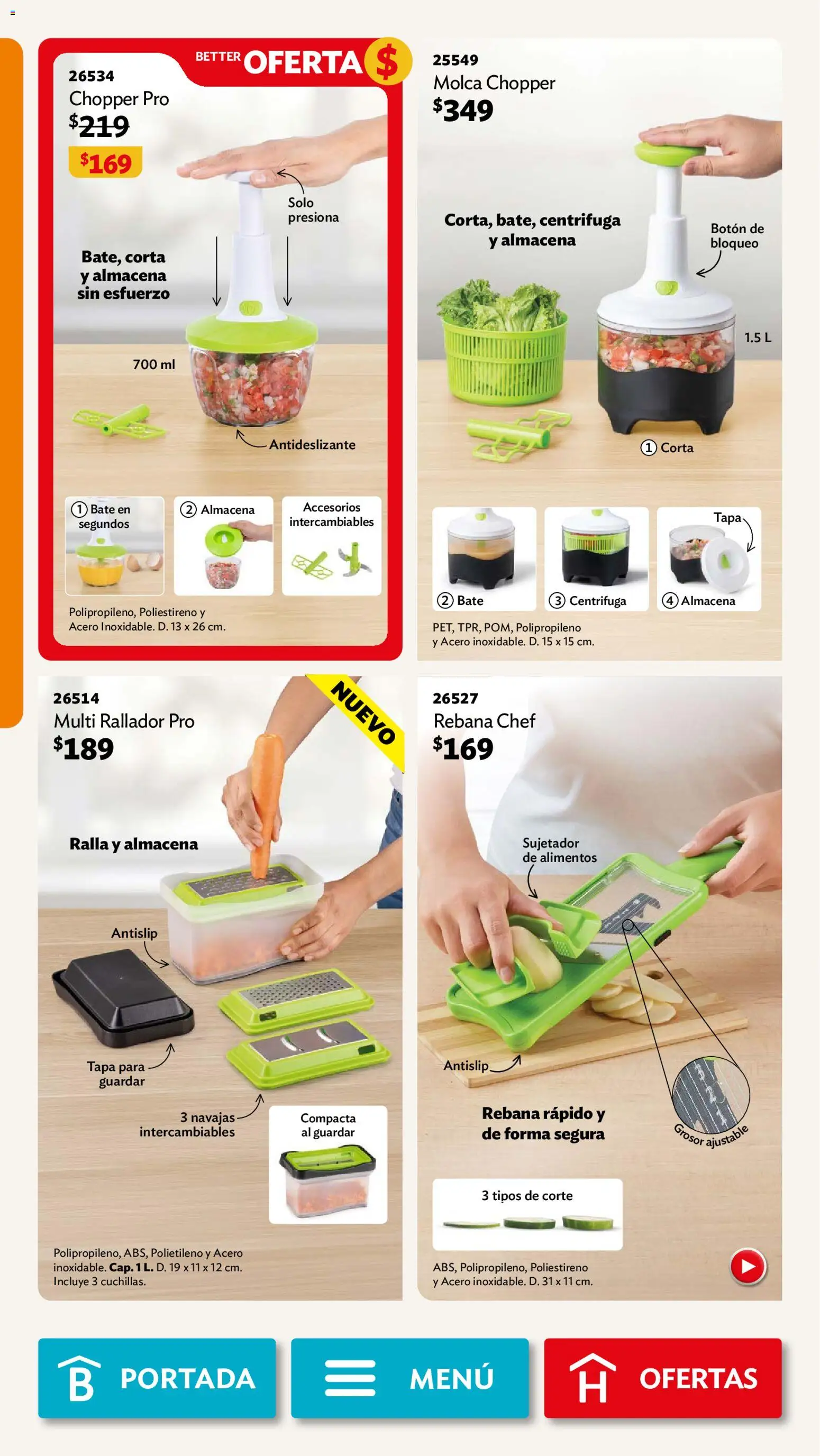 Nuevas ofertas de Betterware válidas en toda la República Mexicana desde el 01.06.2026. ¡Encuentra las mejores ofertas en Betterware campaña 6 2026! | Página: 64