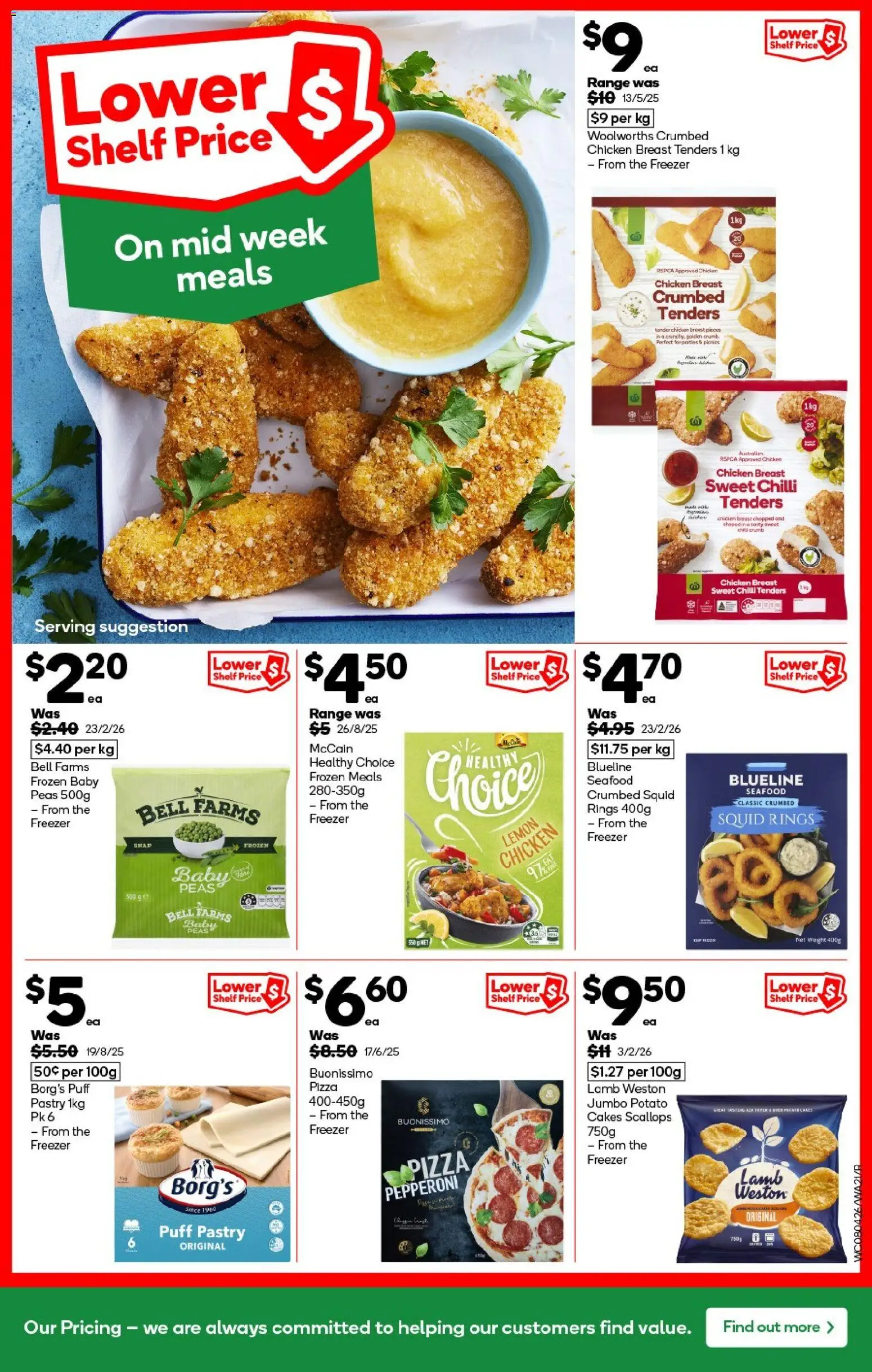Woolworths catalogue - valid from 08.04.2026 | Page: 21 | Products: Chicken, Seafood, Lemon, Freezer