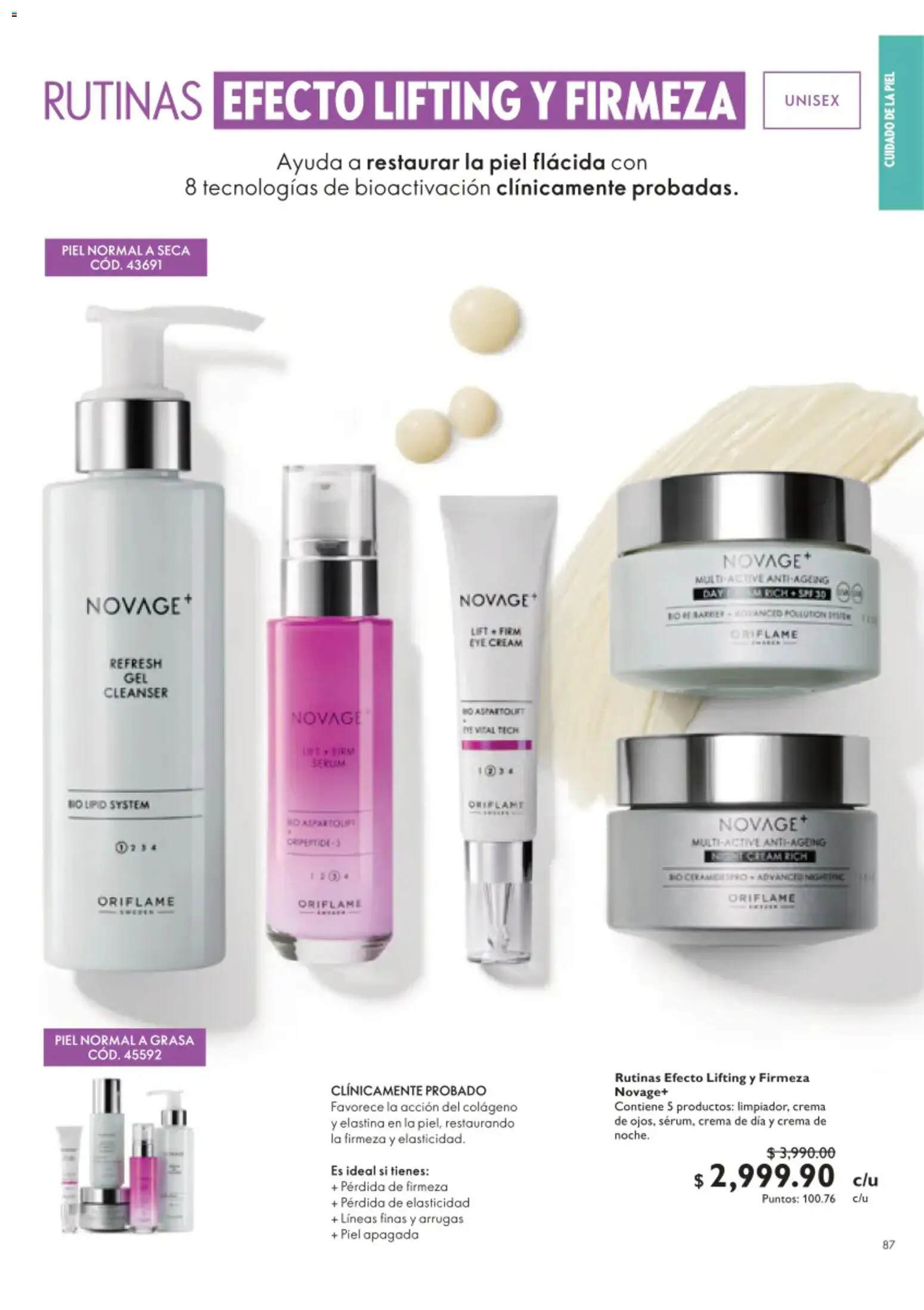 Nuevas ofertas de Oriflame válidas en toda la República Mexicana desde el 22/08/2026. ¡Encuentra las mejores ofertas en Oriflame campaña 12 2026! | Página: 87 | Productos: Serum, Crema
