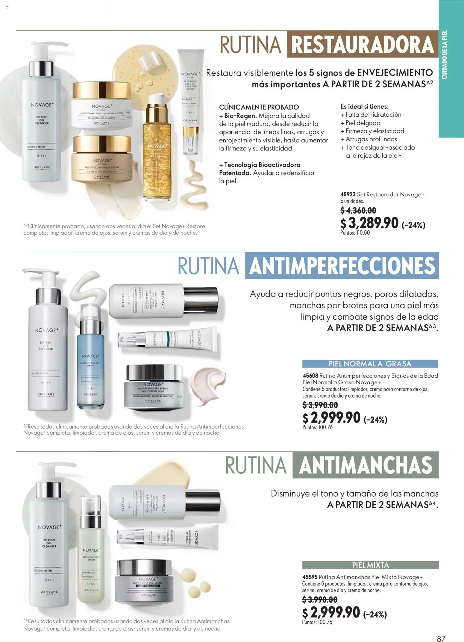 Nuevas ofertas de Oriflame válidas en toda la República Mexicana desde el 22/08/2026. ¡Encuentra las mejores ofertas en Oriflame campaña 12 2026! | Página: 87 | Productos: Serum, Crema