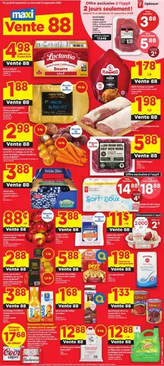 Preview of Maxi weekly flyer / circulaire from shop Maxi valid from Sep 10, 2026