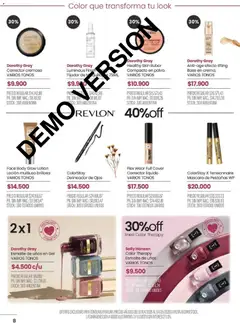 Vista previa Pigmento catálogo válido desde el 07.04.2026 | Página: 8 | Productos: Máscara, Delineador de ojos, Fijador, Loción