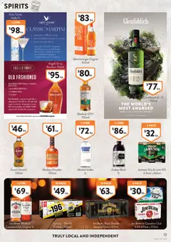 Preview of Foodworks catalogue - valid from 01/07/2026 | Page: 13 | Products: Vodka, Water, Lemon, Scotch