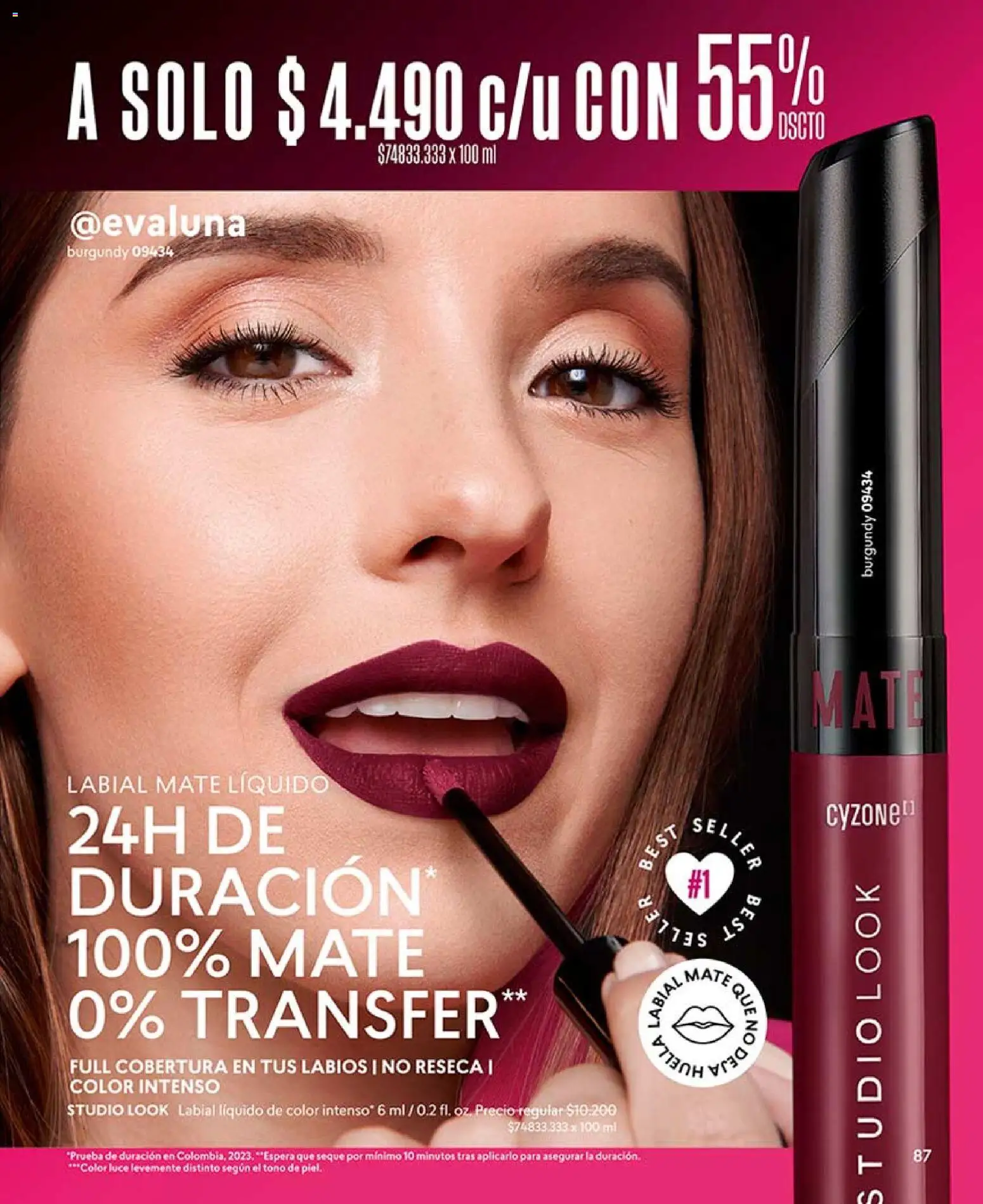 Catálogo CyZone Campaña 7 │ válido desde el 18.04.2026 | Página: 99 | Productos: Mate, Labial