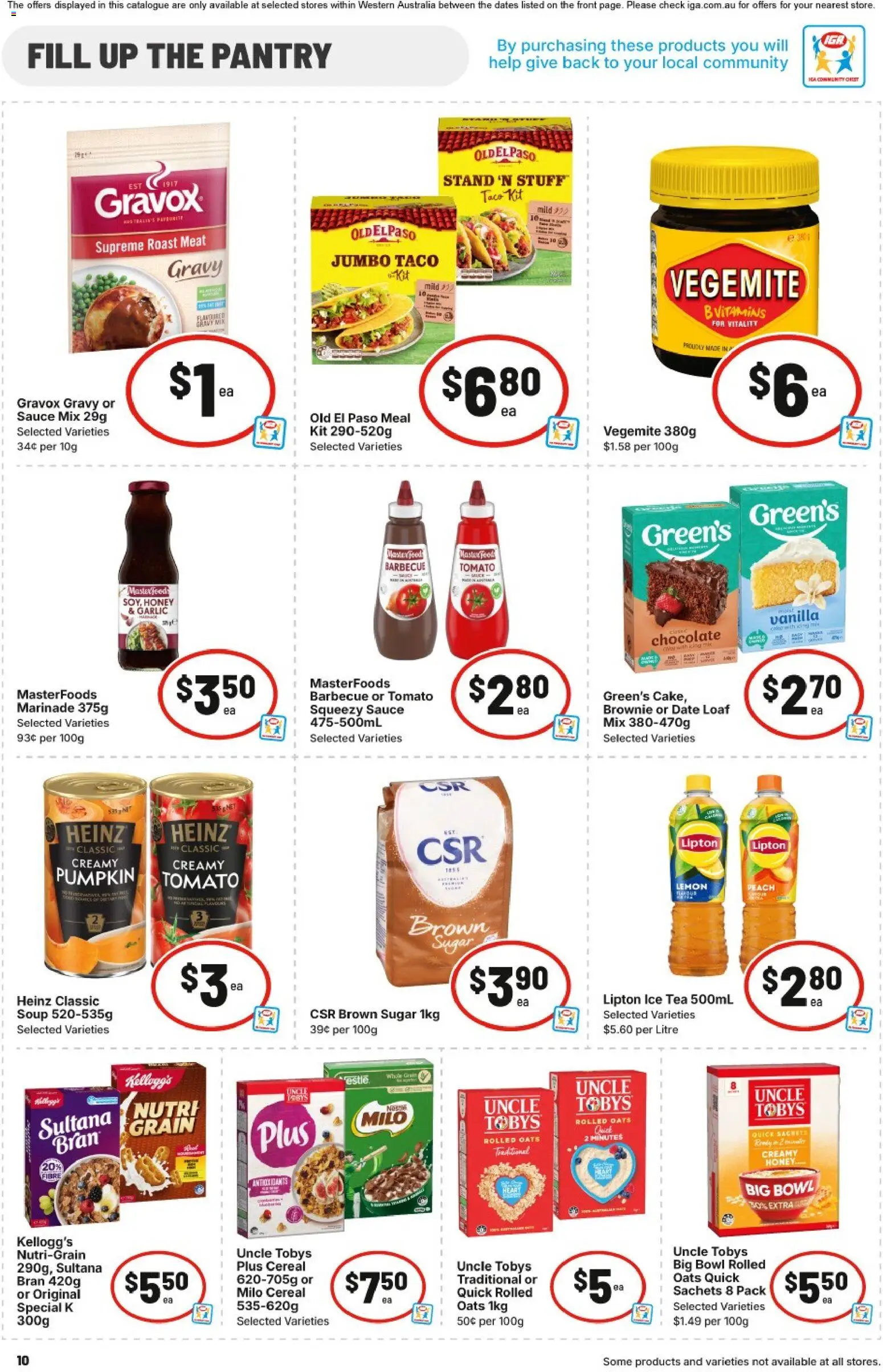 IGA catalogue - valid from 03.06.2026 | Page: 11 | Products: Chocolate, Honey, Oats, Soup