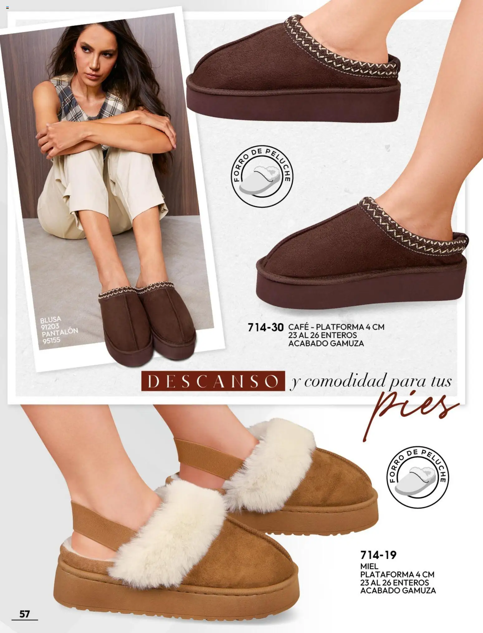 Nuevas ofertas de Cklass válidas en toda la República Mexicana desde el 08/07/2026. ¡Encuentra las mejores ofertas en Cklass catálogo Botas y botines! | Página: 58 | Productos: Blusa, Café, Gamuza