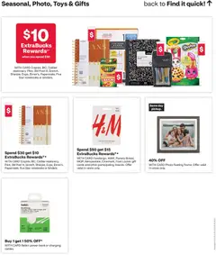 Preview of CVS Pharmacy weekly ads valid from 08/23/2026 | Page: 19 | Products: Notebooks, Notebook, Power Bank, Charger