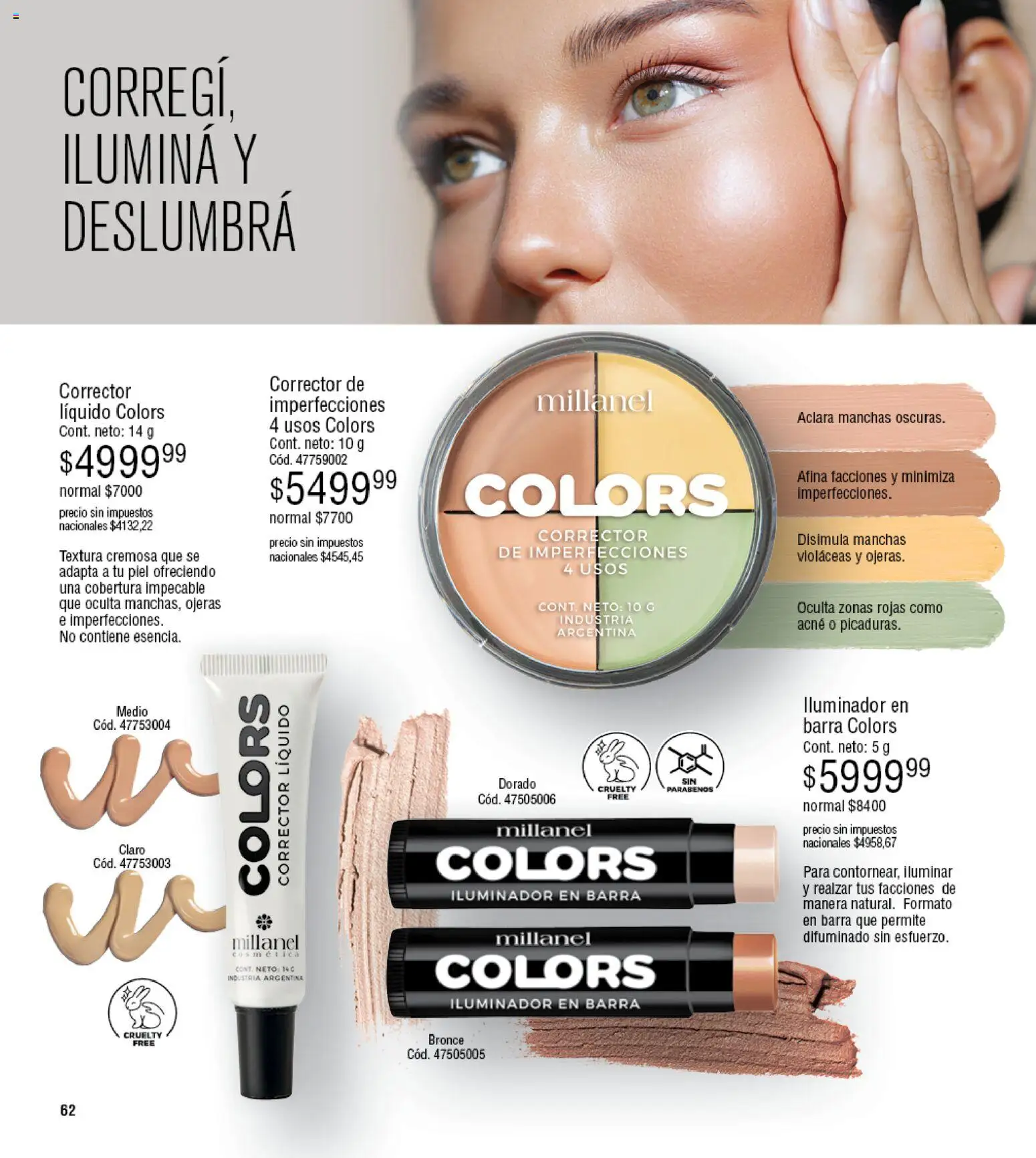 Millanel - Catálogo │ válido desde el 27.04.2026 | Página: 62 | Productos: Iluminador