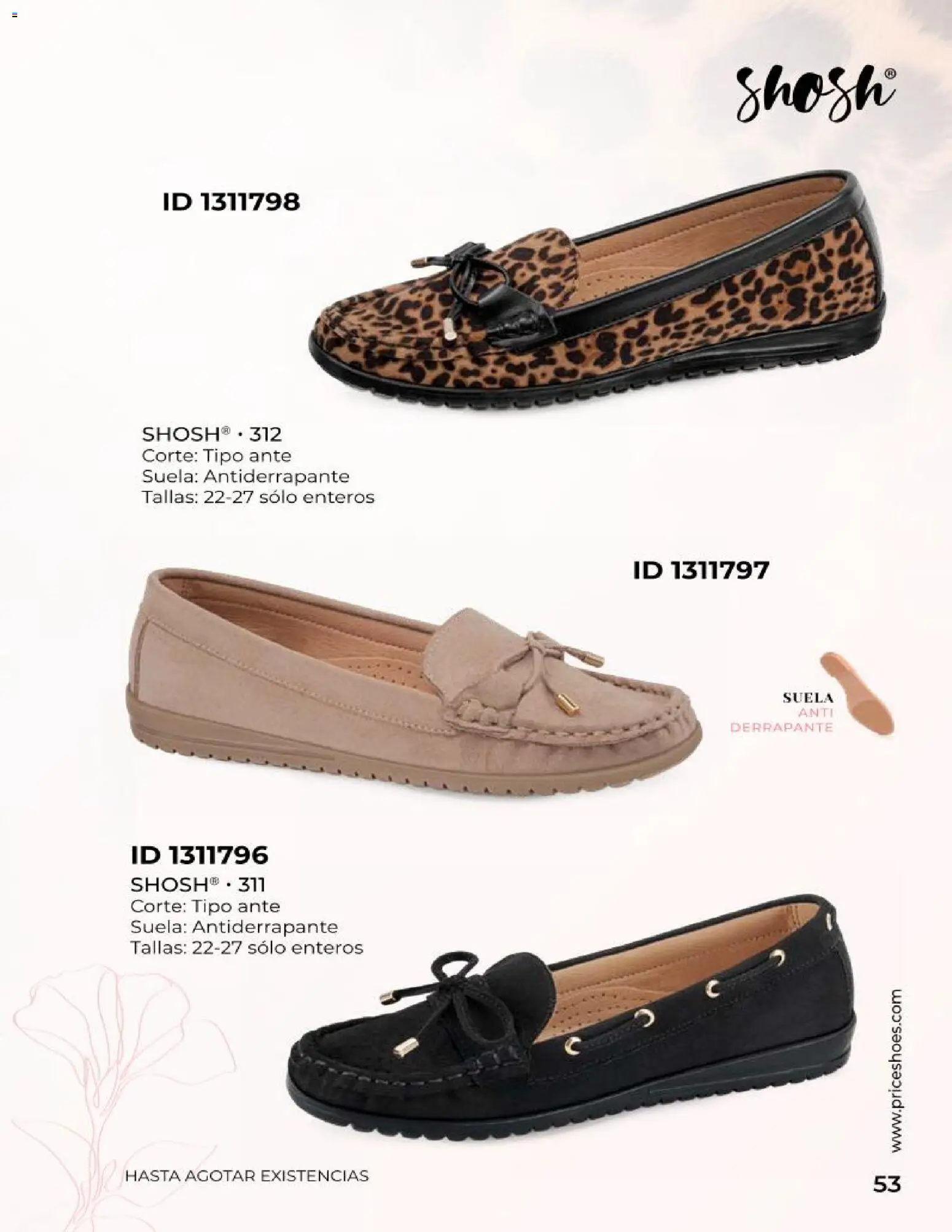 Nuevas ofertas de Price Shoes válidas en toda la República Mexicana desde el 23.04.2026. ¡Encuentra las mejores ofertas en Price Shoes catálogo Especial Confort! | Página: 53