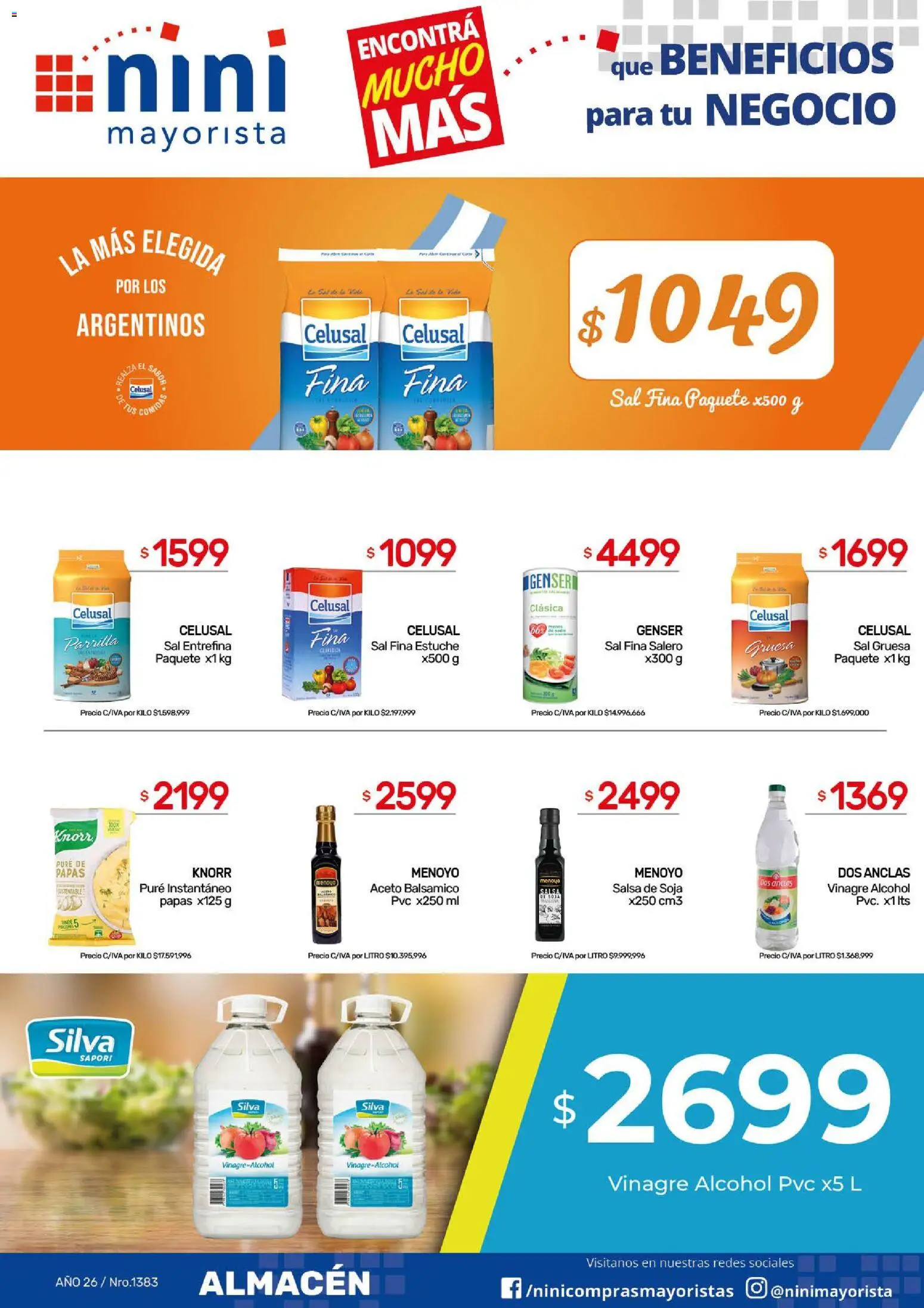 Revista de ofertas NINI Mayorista - Página 23 - Ofertas válidas hasta el 1 de noviembre de 2026