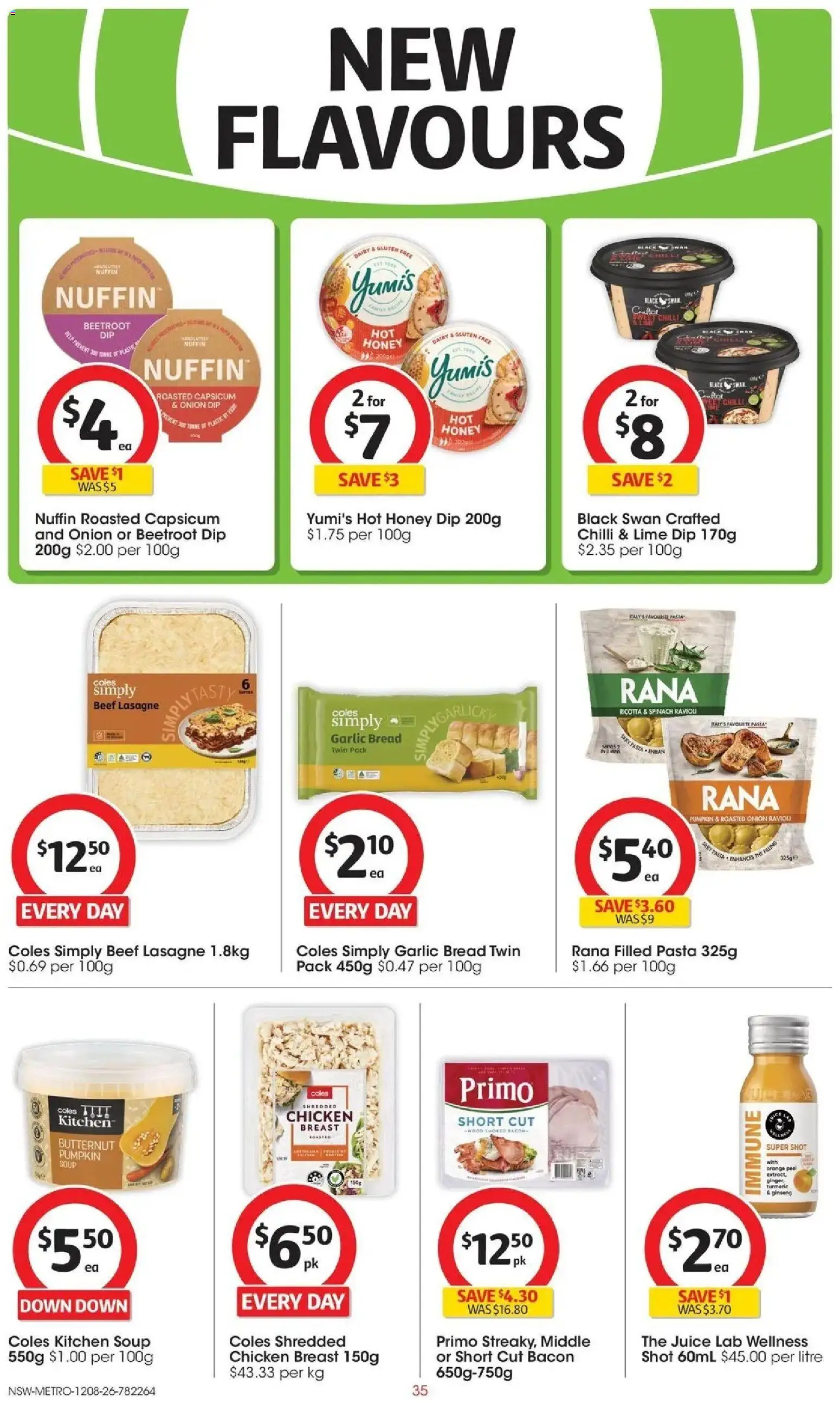 Coles catalogue - valid from 12/08/2026 | Page: 35 | Products: Beef, Pasta, Garlic, Pumpkin