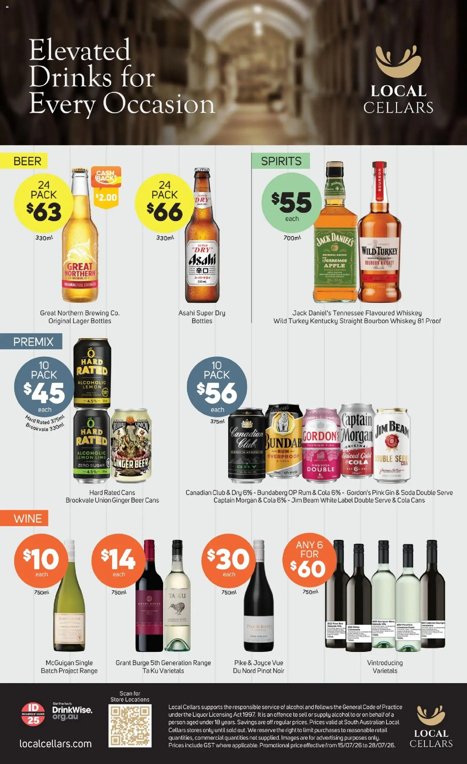 Foodland catalogue - valid from 15/07/2026 | Page: 2 | Products: Alcohol, Beer, Gin, Turkey