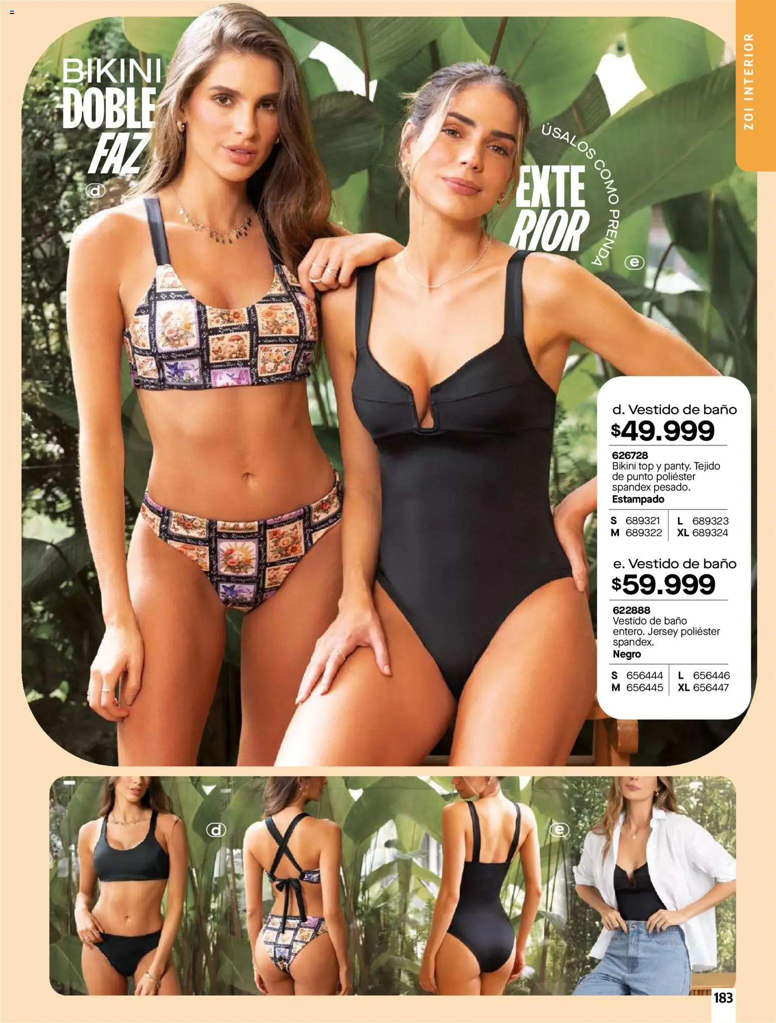 Carmel revista - valida desde el 01/04/2026 | Página: 183 | Productos: Bikini, Baño, Top, Vestido de baño