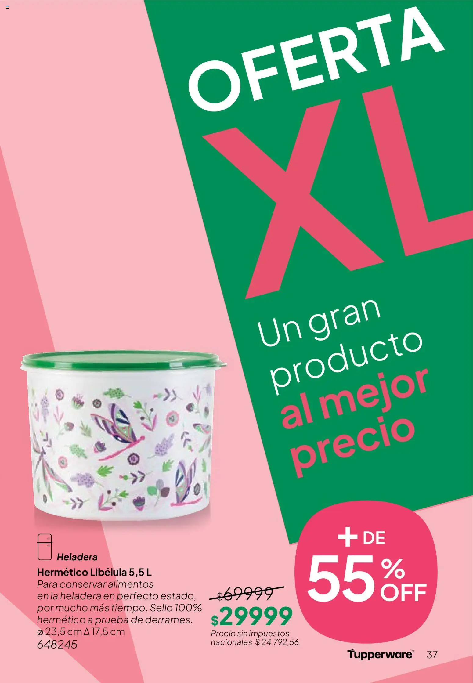 Tupperware Folleto │ válido desde el 10.04.2026 | Página: 38 | Productos: Heladera
