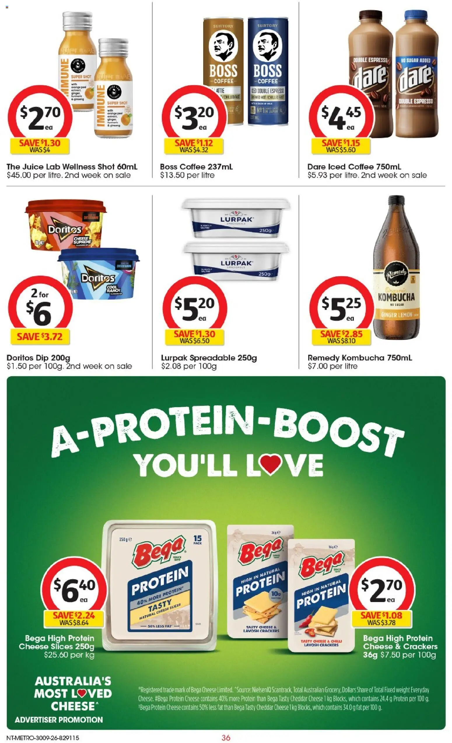 Coles catalogue - valid from 30/09/2026 | Page: 36 | Products: Butter, Cheese, Lemon, Weight