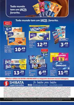 Shibata ofertas Mondelez - Pré-Visualização do folheto da loja Shibata, válido de 08/09/2026 | Página: 2 | Produtos: Bebidas, Chocolate, Poá, Bombom