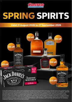 Preview of Costco Spring Spirits - valid from 31/08/2026
