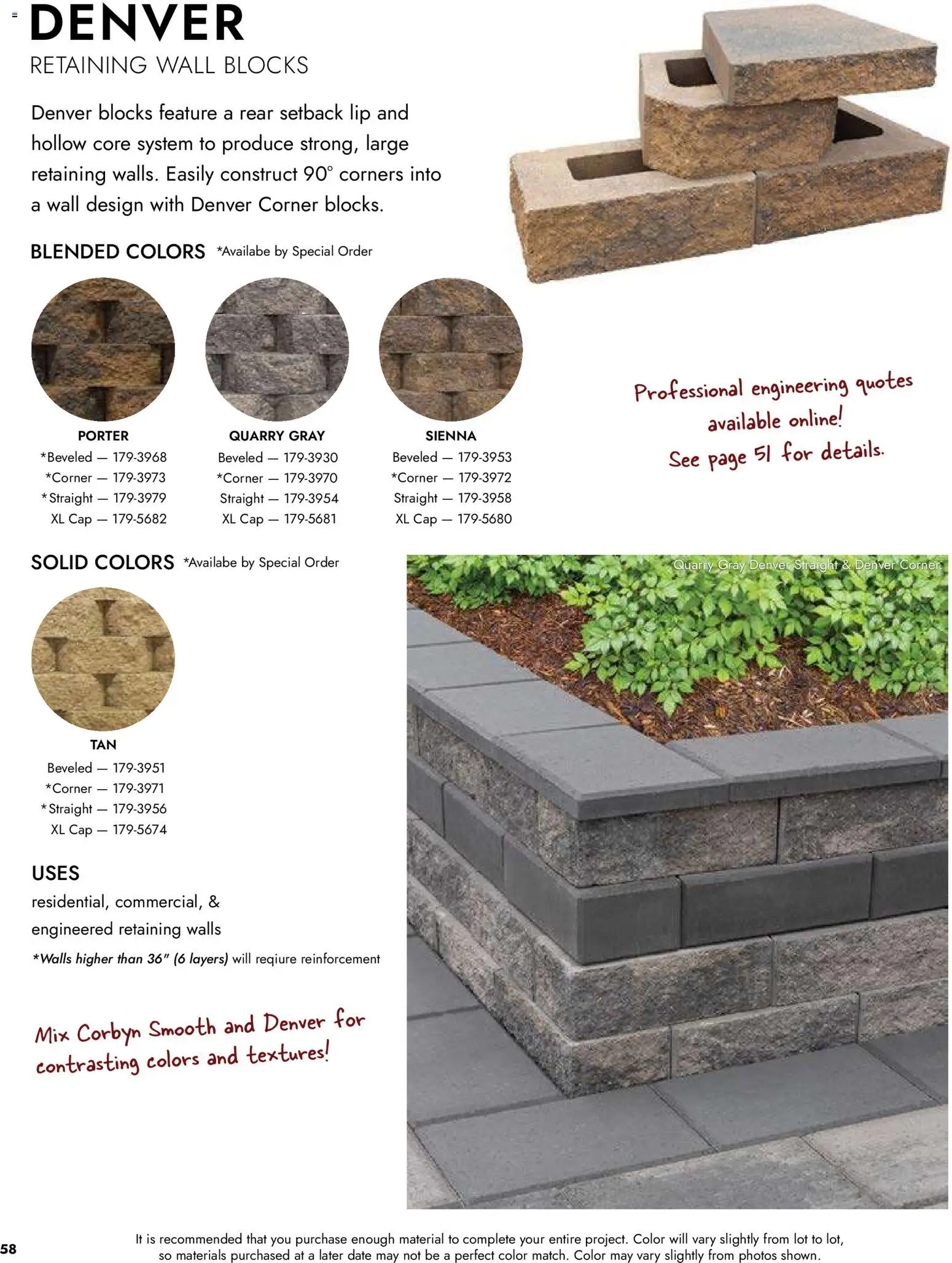 Menards Landscape Catalog - valid from 02.04.2026 | Page: 58 | Products: Cap, Date