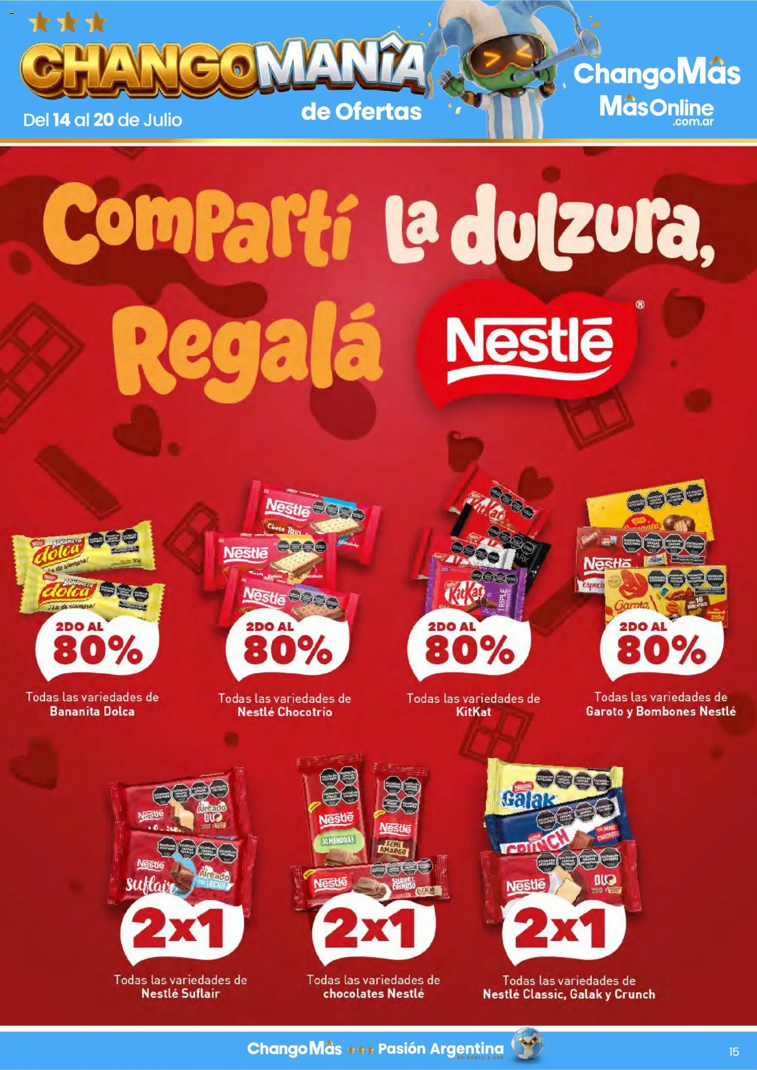 Changomas Especial dulzura │ válido desde el 14/07/2026 | Página: 6 | Productos: Bombones, Almendras