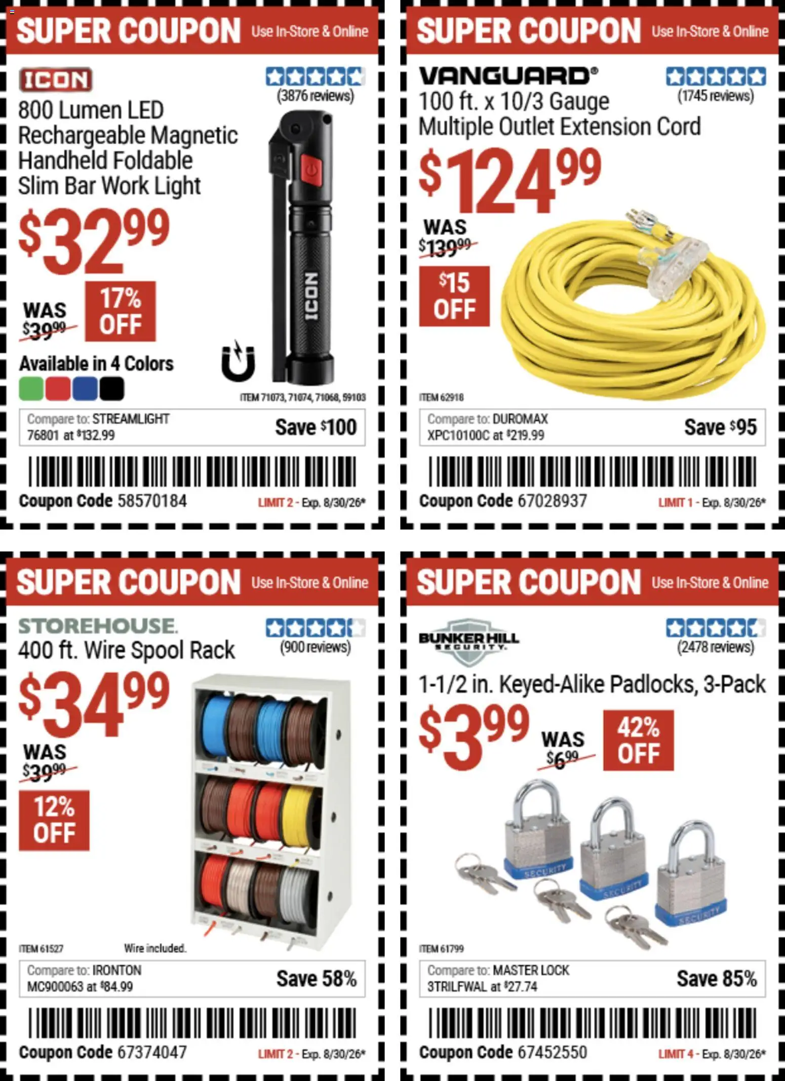 Harbor Freight Weekly Ad - valid from 08/17/2026 | Page: 21 | Products: Wire
