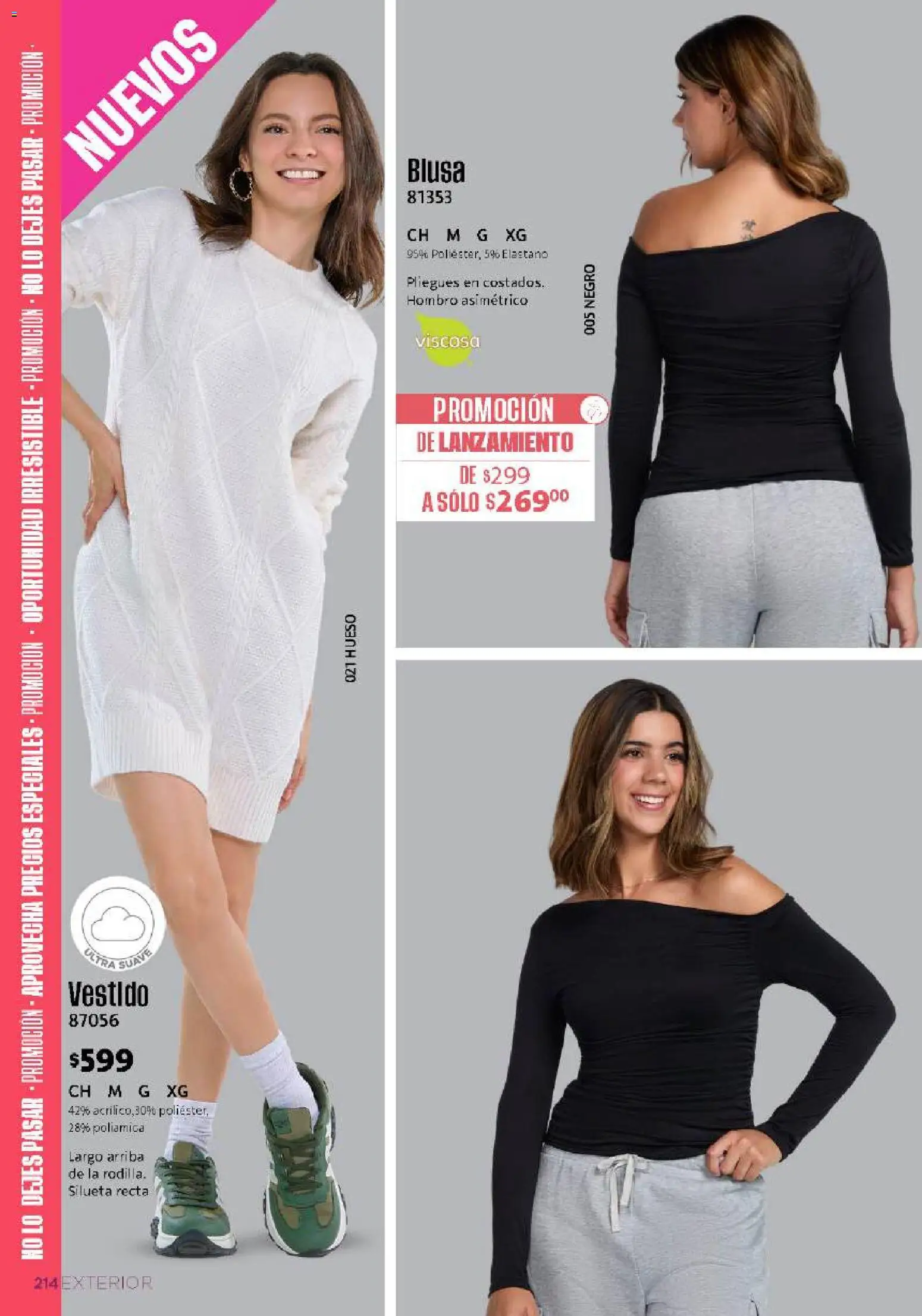 Nuevas ofertas de Ilusión válidas en toda la República Mexicana desde el 01/08/2026. ¡Encuentra las mejores ofertas en Ilusión catálogo Otoño! | Página: 216 | Productos: Blusa, Vestido