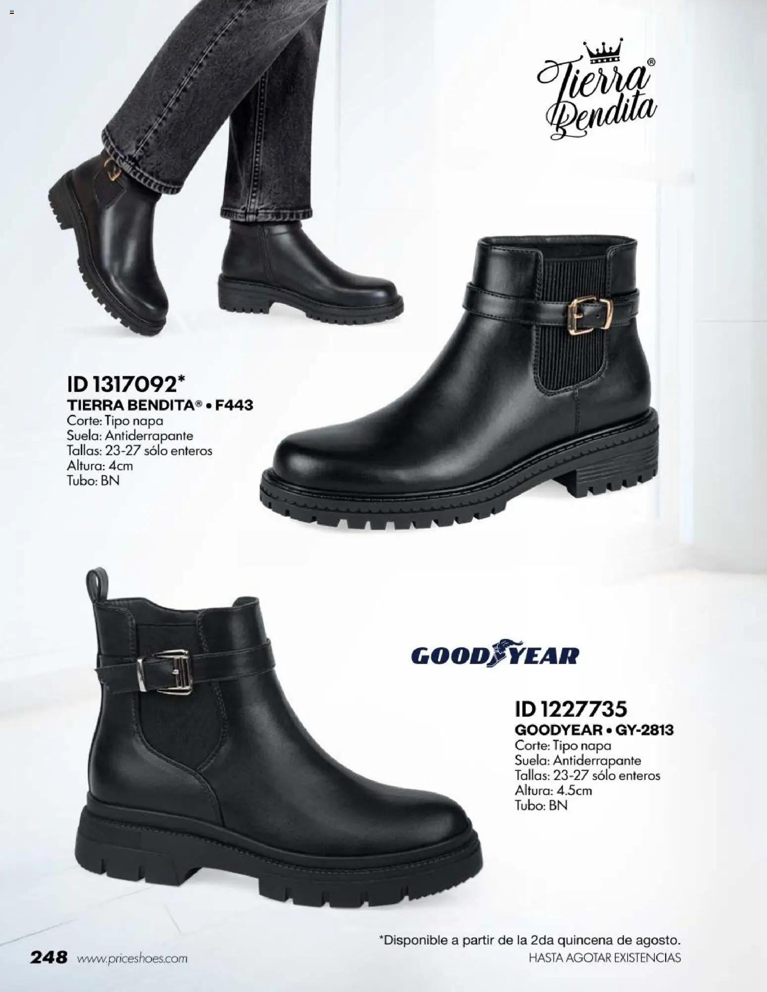 Nuevas ofertas de Price Shoes válidas en toda la República Mexicana desde el 18/07/2026. ¡Encuentra las mejores ofertas en Price Shoes catálogo Botas! | Página: 248