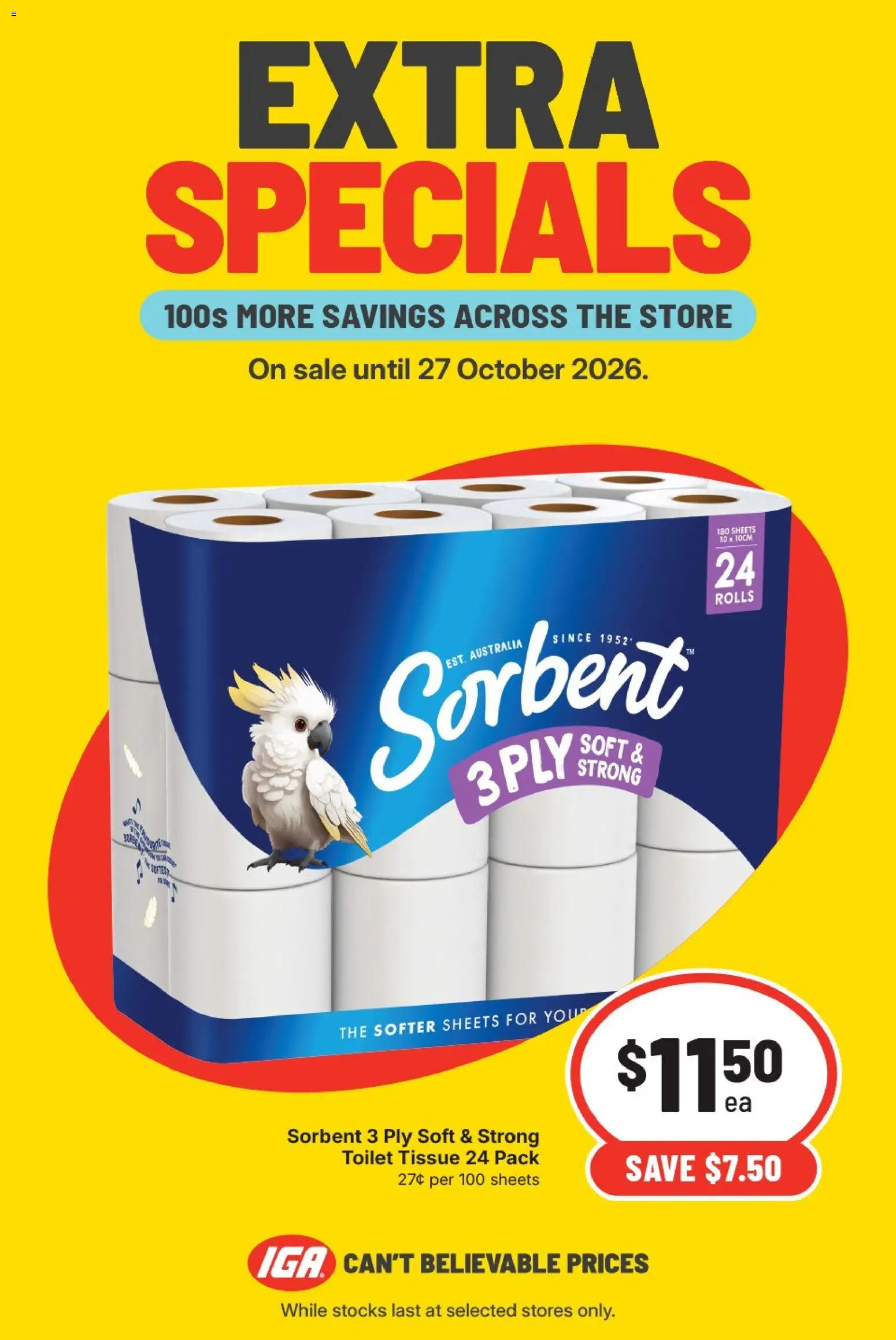 IGA catalogue - valid from 21/10/2026 | Page: 1