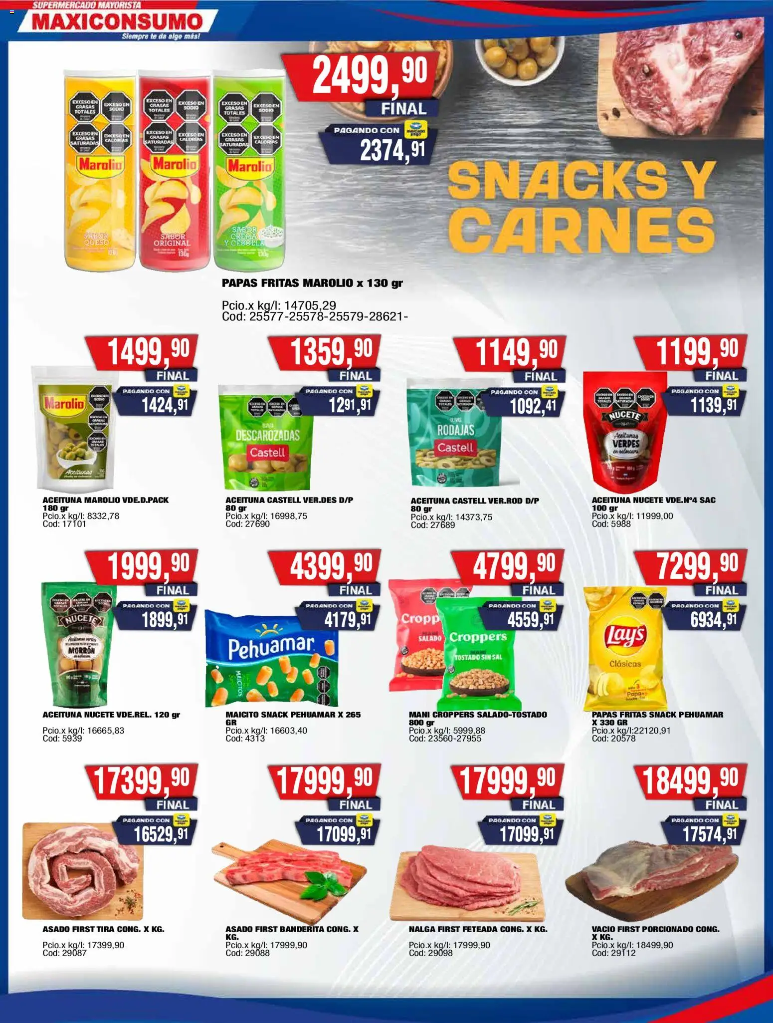 Maxiconsumo - Ofertas Zona 2 │ válido desde el 07/09/2026 | Página: 14 | Productos: Morrón, Cebolla, Sal, Crema