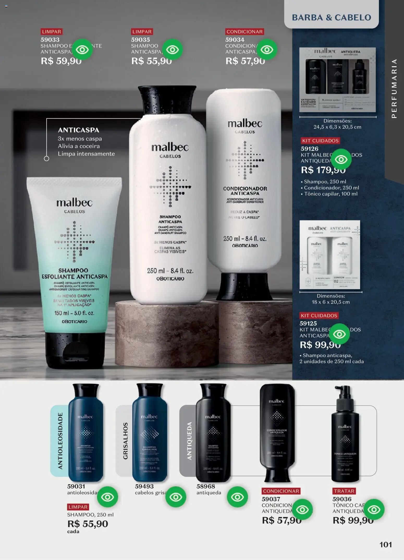 O Boticário Folheto - válido de 10/08/2026 | Página: 105 | Produtos: Shampoo, Tônico, Condicionador