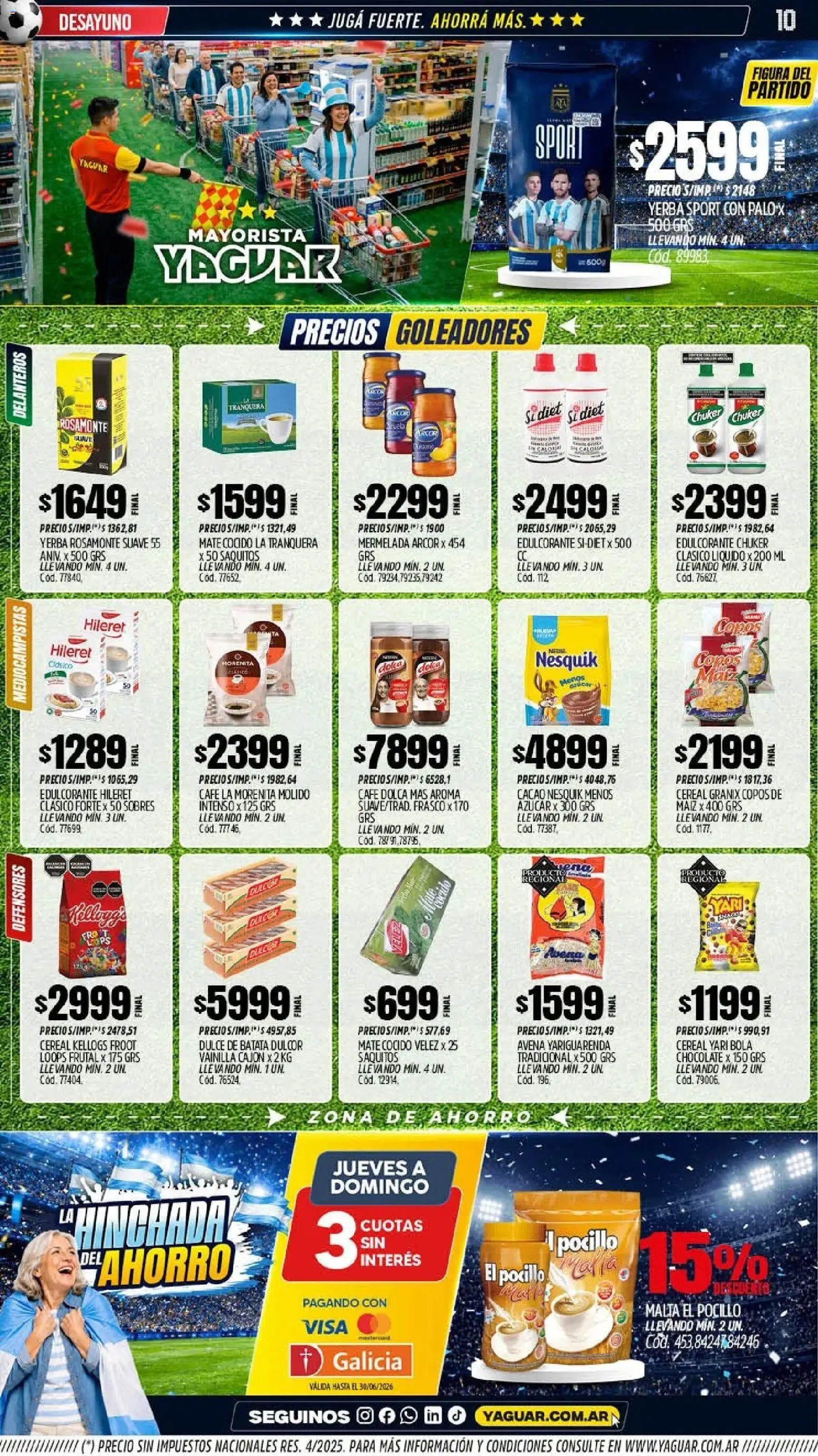 Yaguar - Oferta Semanal Jujuy │ válido desde el 22/06/2026 | Página: 9