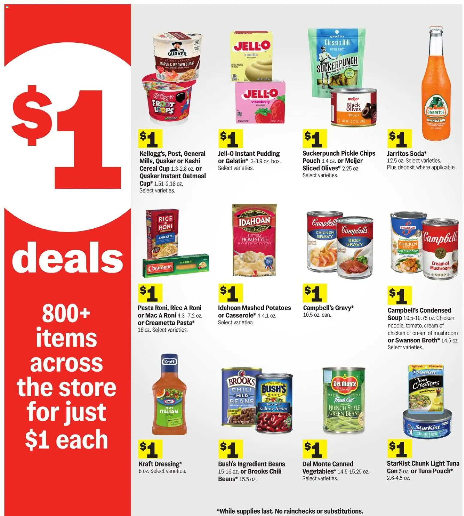Meijer Weekly Ad - MI - valid from 09/23/2026 | Page: 7 | Products: Olives, Pudding, Dill, Vanilla