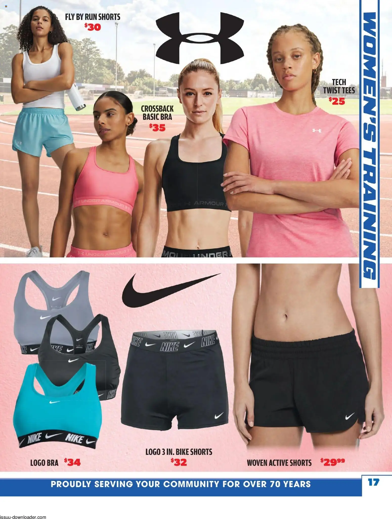 Big 5 Sporting Goods Summer Catalog - valid from 05/26/2026 | Page: 17 | Products: Shorts, Bra