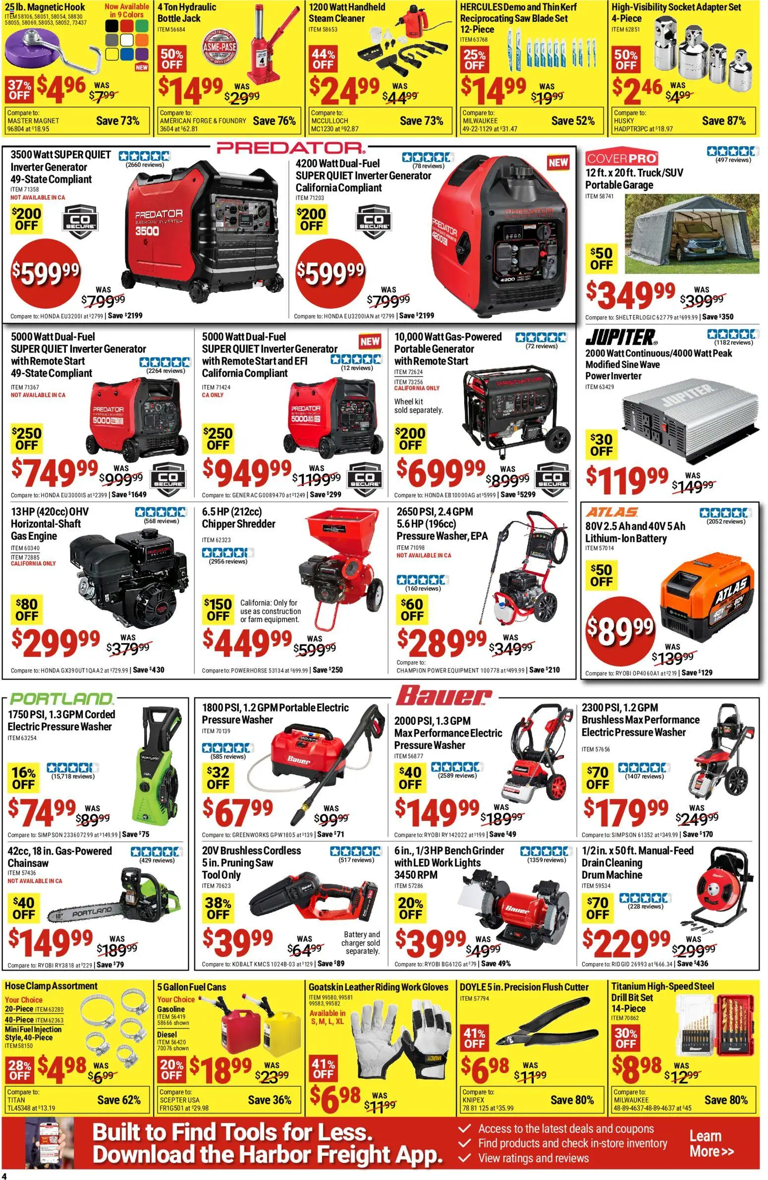 Harbor Freight Weekly Ad - valid from 10/05/2026 | Page: 4